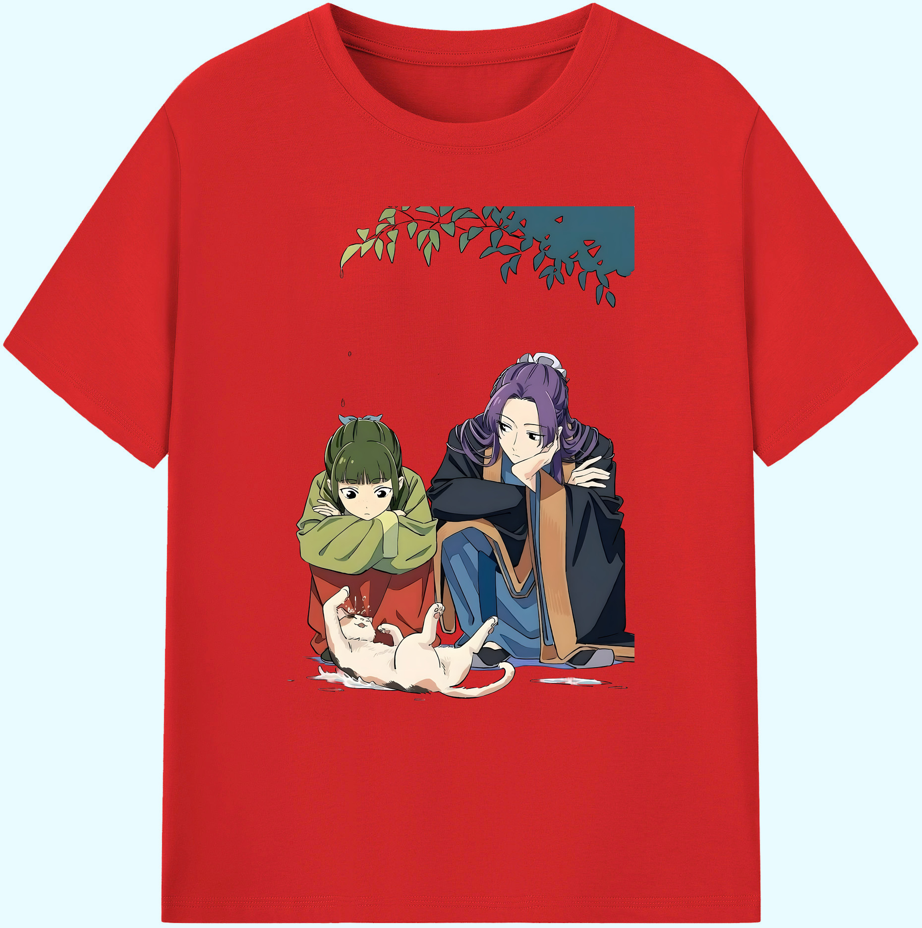 （画像用） 薬屋のひとりごと The Apothecary Diaries 綿100％ メンズ半袖Tシャツ｜肌触りやわらか＆通気性