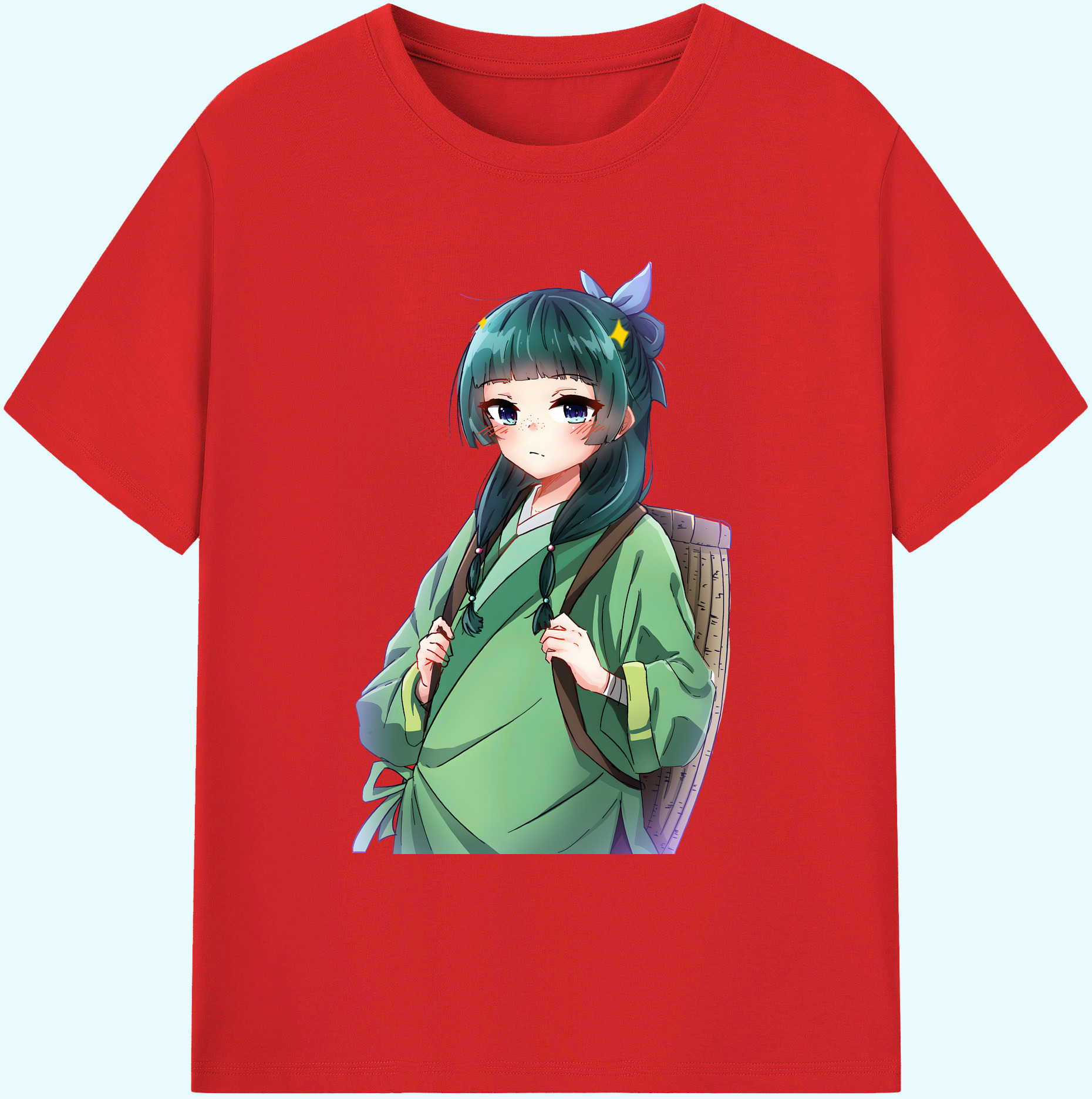 （画像用） 薬屋のひとりごと The Apothecary Diaries 綿100％ メンズ半袖Tシャツ｜肌触りやわらか＆通気性