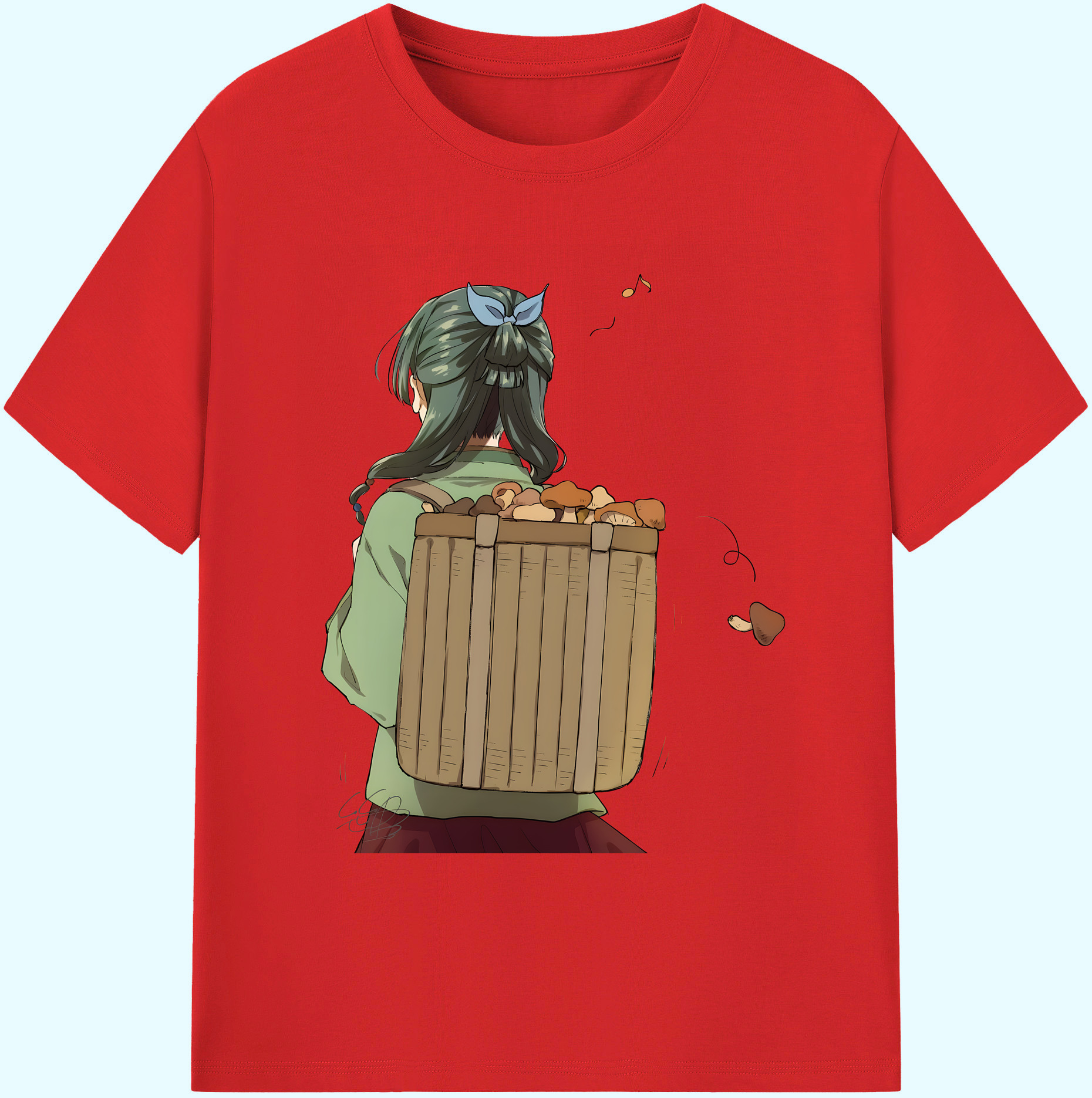 （画像用） 薬屋のひとりごと The Apothecary Diaries 綿100％ メンズ半袖Tシャツ｜肌触りやわらか＆通気性