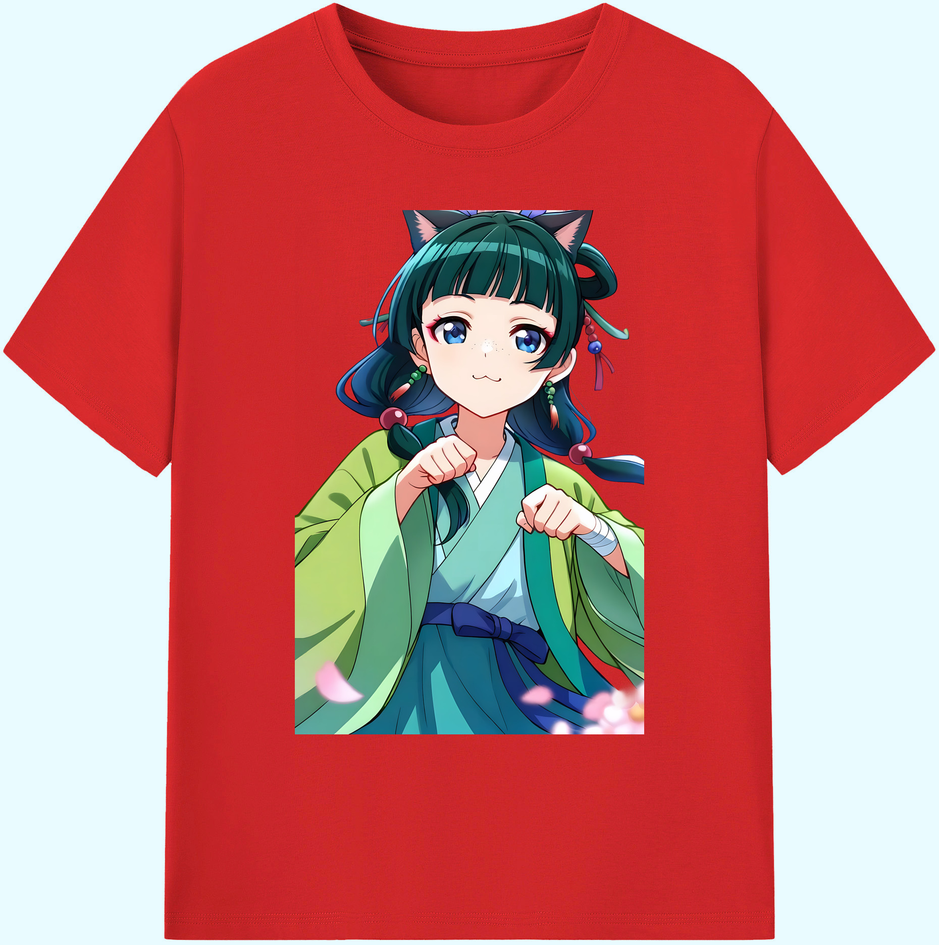 （画像用） 薬屋のひとりごと The Apothecary Diaries 綿100％ メンズ半袖Tシャツ｜肌触りやわらか＆通気性