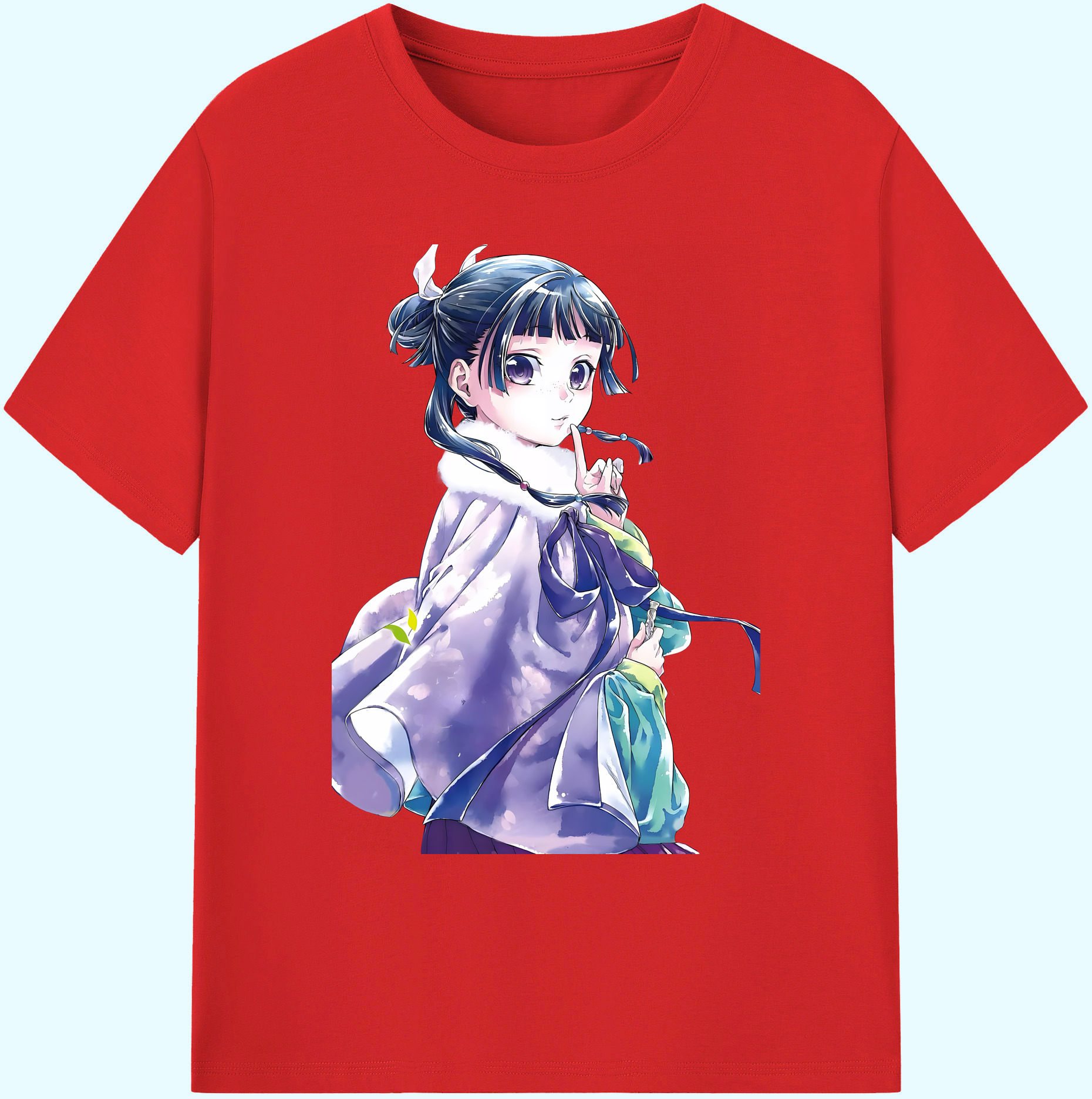 （画像用） 薬屋のひとりごと The Apothecary Diaries 綿100％ メンズ半袖Tシャツ｜肌触りやわらか＆通気性