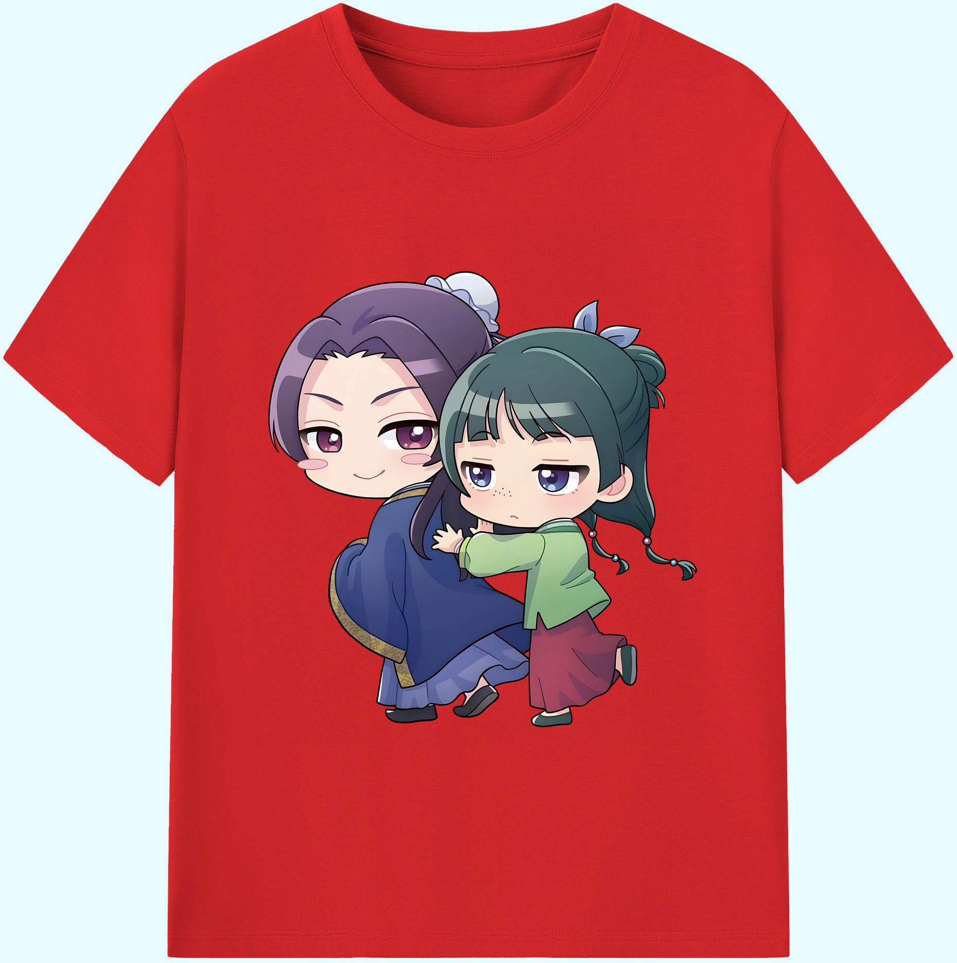 （画像用） 薬屋のひとりごと The Apothecary Diaries 綿100％ メンズ半袖Tシャツ｜肌触りやわらか＆通気性