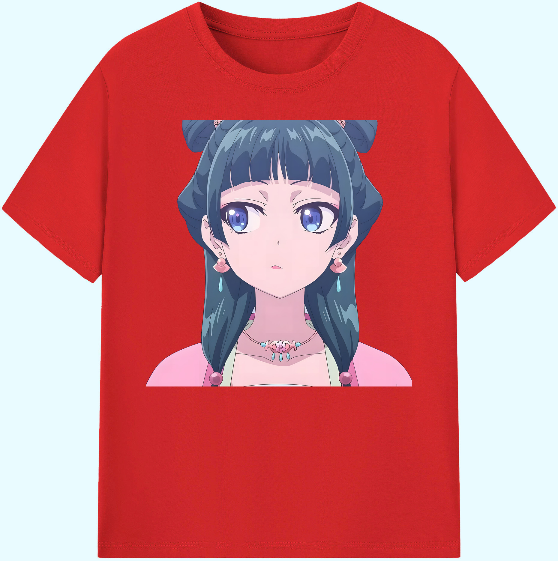 （画像用） 薬屋のひとりごと The Apothecary Diaries 綿100％ メンズ半袖Tシャツ｜肌触りやわらか＆通気性