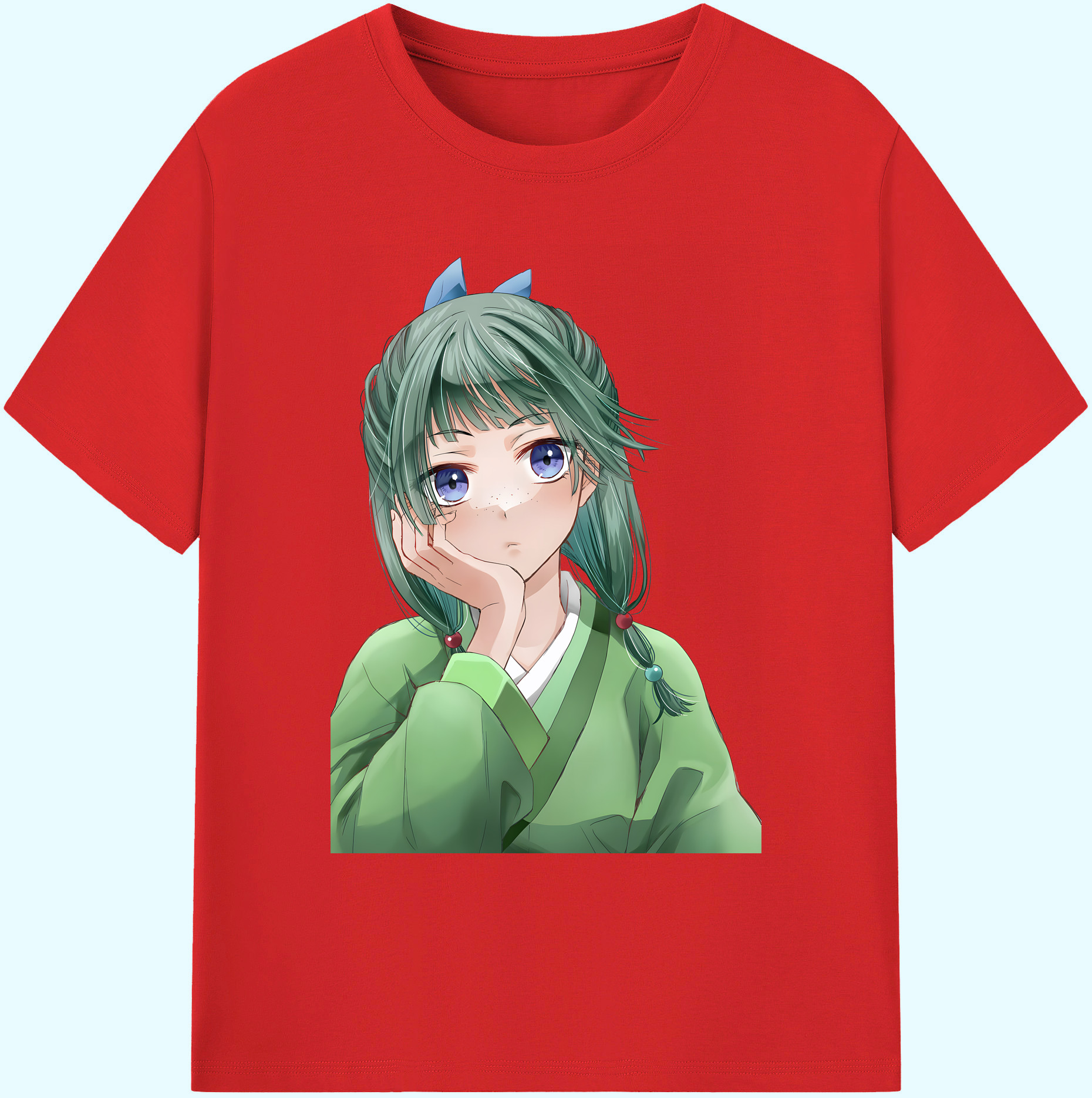 （画像用） 薬屋のひとりごと The Apothecary Diaries 綿100％ メンズ半袖Tシャツ｜肌触りやわらか＆通気性