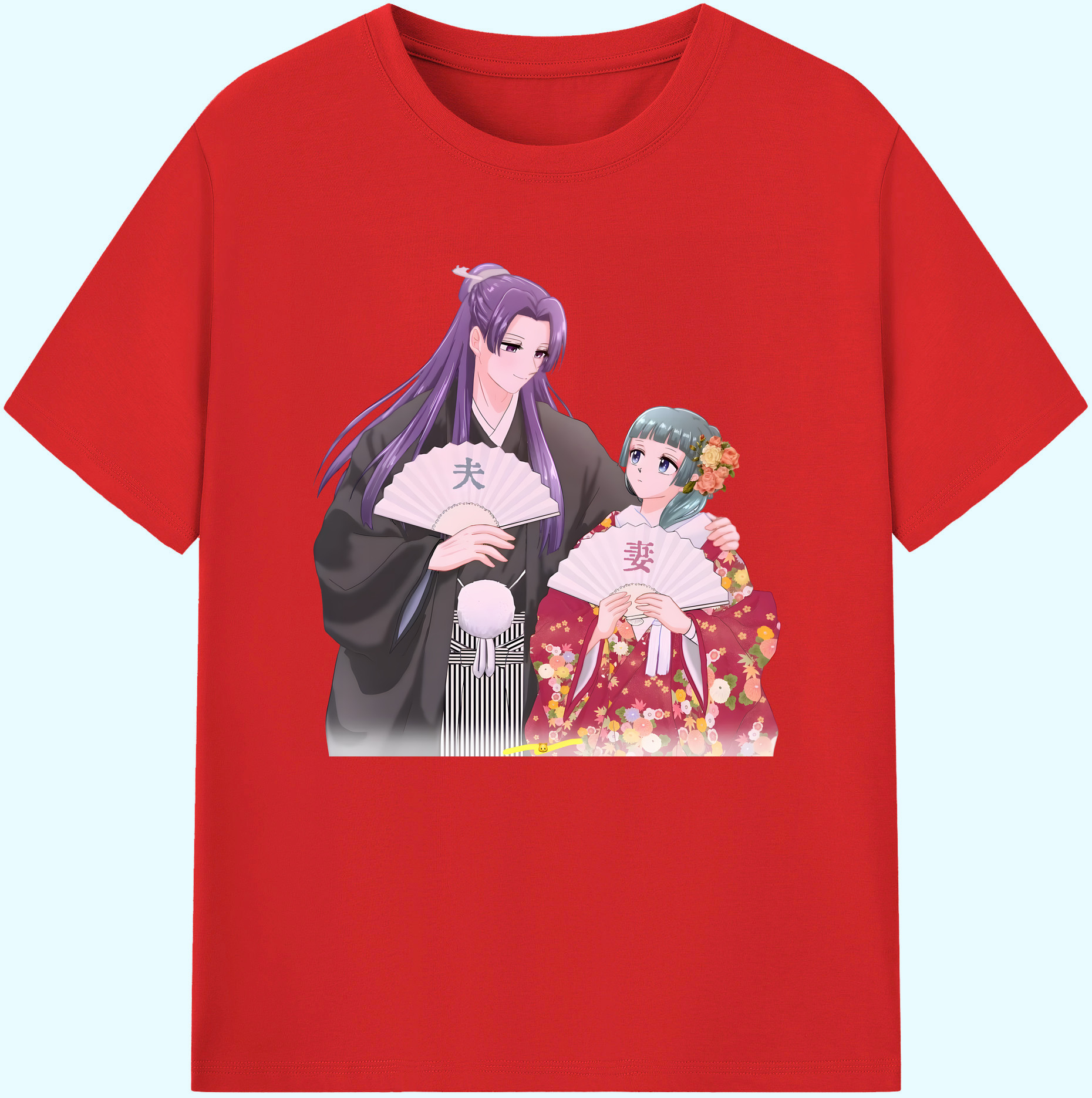 （画像用） 薬屋のひとりごと The Apothecary Diaries 綿100％ メンズ半袖Tシャツ｜肌触りやわらか＆通気性