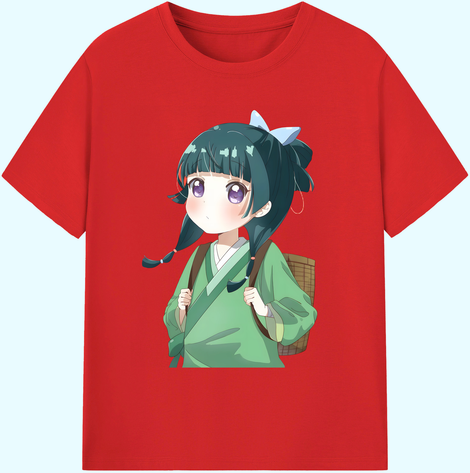 （画像用） 薬屋のひとりごと The Apothecary Diaries 綿100％ メンズ半袖Tシャツ｜肌触りやわらか＆通気性