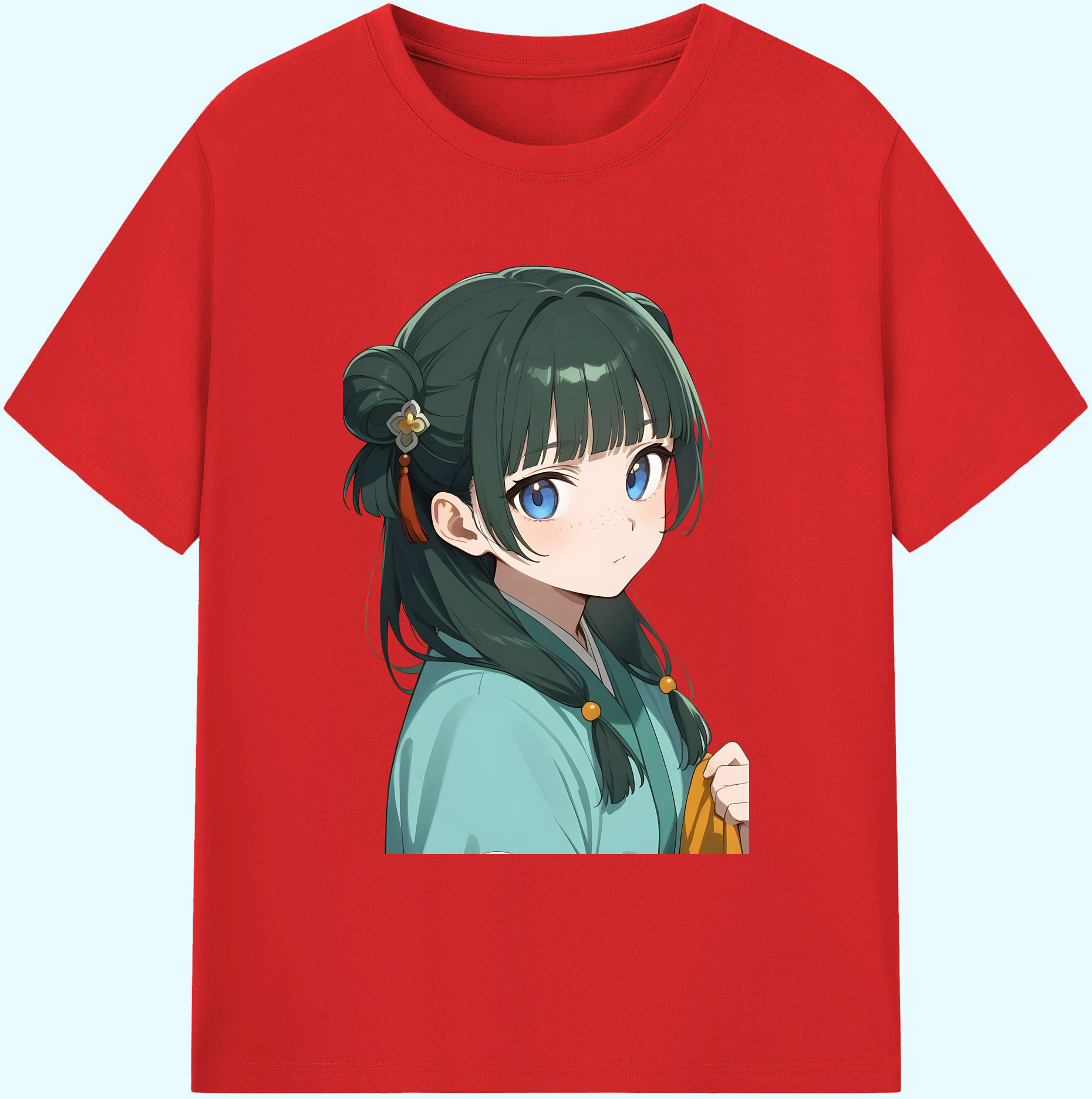 （画像用） 薬屋のひとりごと The Apothecary Diaries 綿100％ メンズ半袖Tシャツ｜肌触りやわらか＆通気性