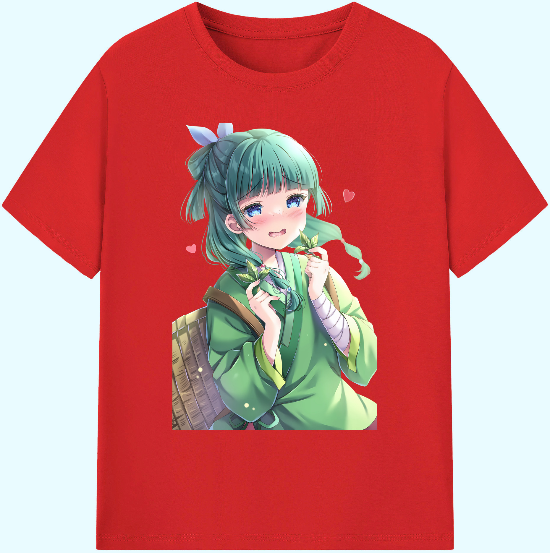 （画像用） 薬屋のひとりごと The Apothecary Diaries 綿100％ メンズ半袖Tシャツ｜肌触りやわらか＆通気性