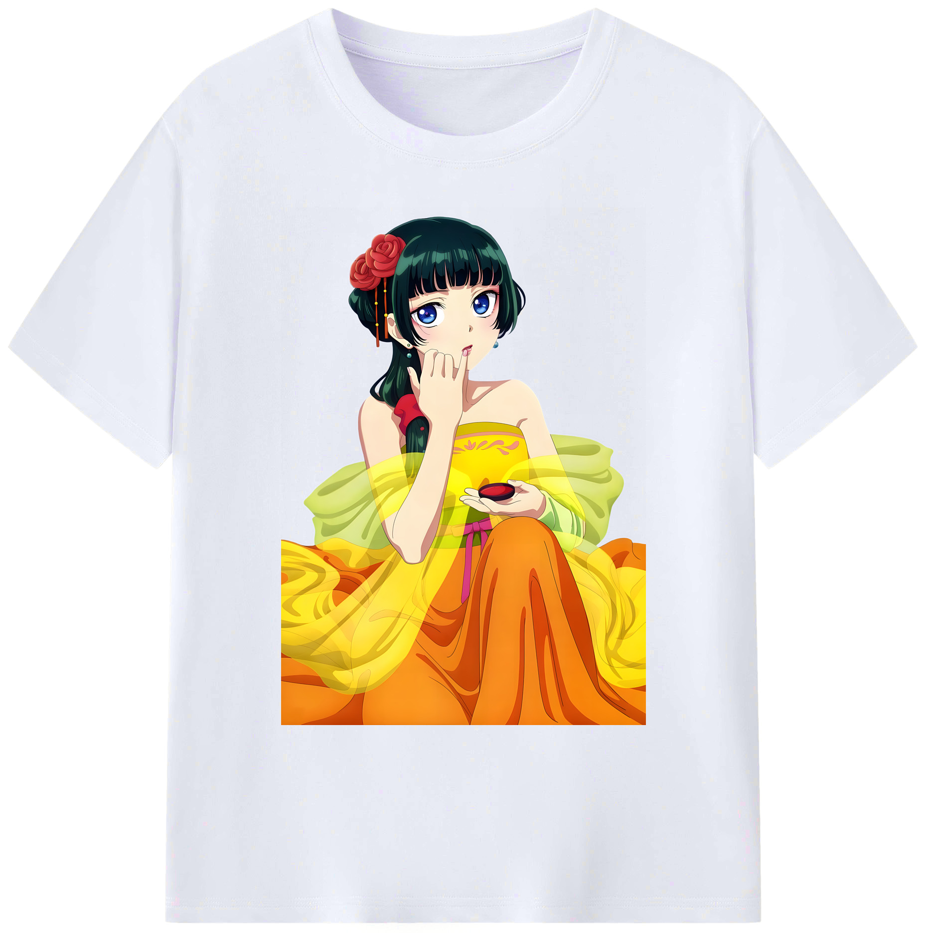 （画像用） 薬屋のひとりごと The Apothecary Diaries 綿100％ メンズ半袖Tシャツ｜肌触りやわらか＆通気性