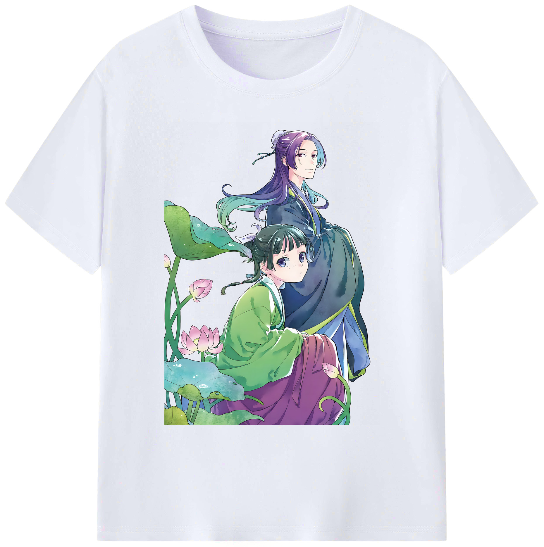 （画像用） 薬屋のひとりごと The Apothecary Diaries 綿100％ メンズ半袖Tシャツ｜肌触りやわらか＆通気性