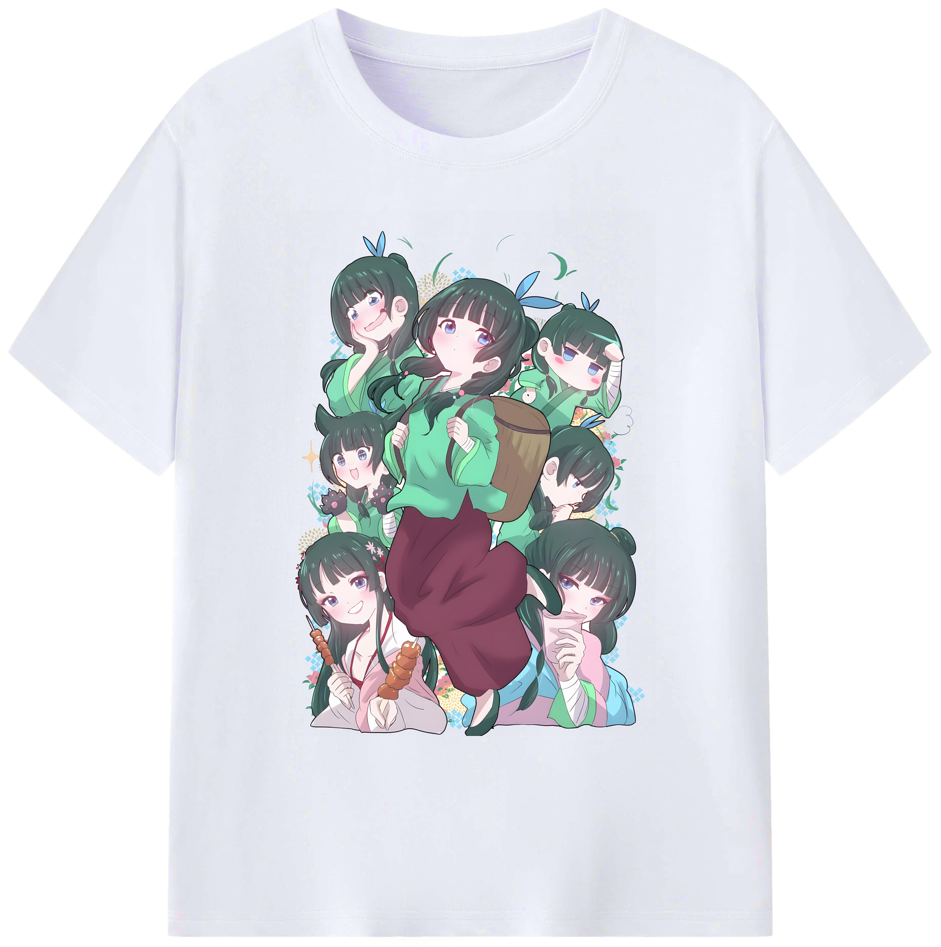 （画像用） 薬屋のひとりごと The Apothecary Diaries 綿100％ メンズ半袖Tシャツ｜肌触りやわらか＆通気性