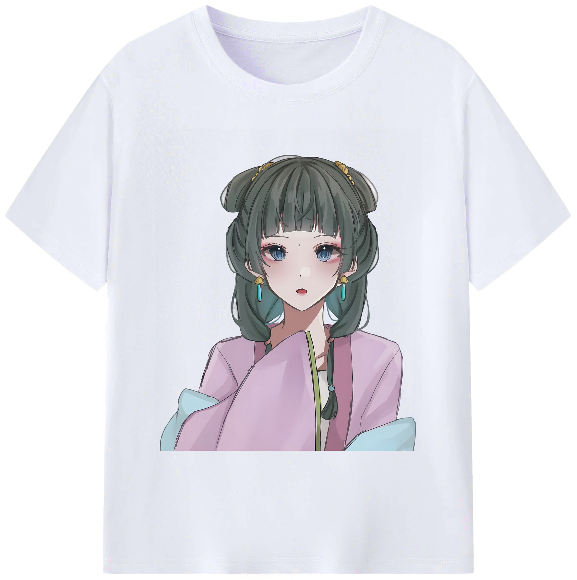 （画像用） 薬屋のひとりごと The Apothecary Diaries 綿100％ メンズ半袖Tシャツ｜肌触りやわらか＆通気性