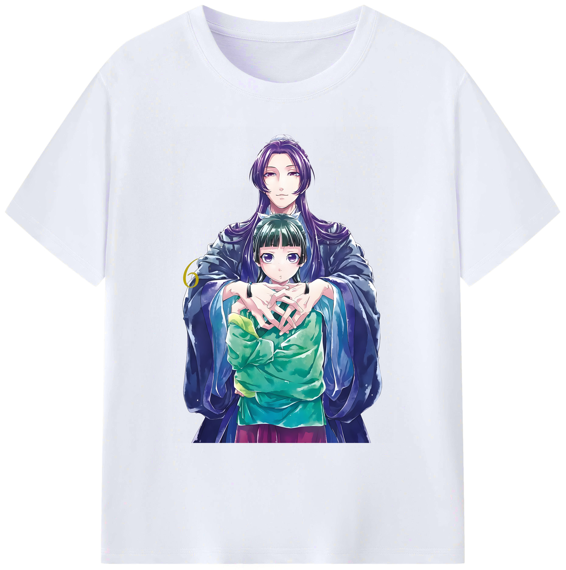 （画像用） 薬屋のひとりごと The Apothecary Diaries 綿100％ メンズ半袖Tシャツ｜肌触りやわらか＆通気性