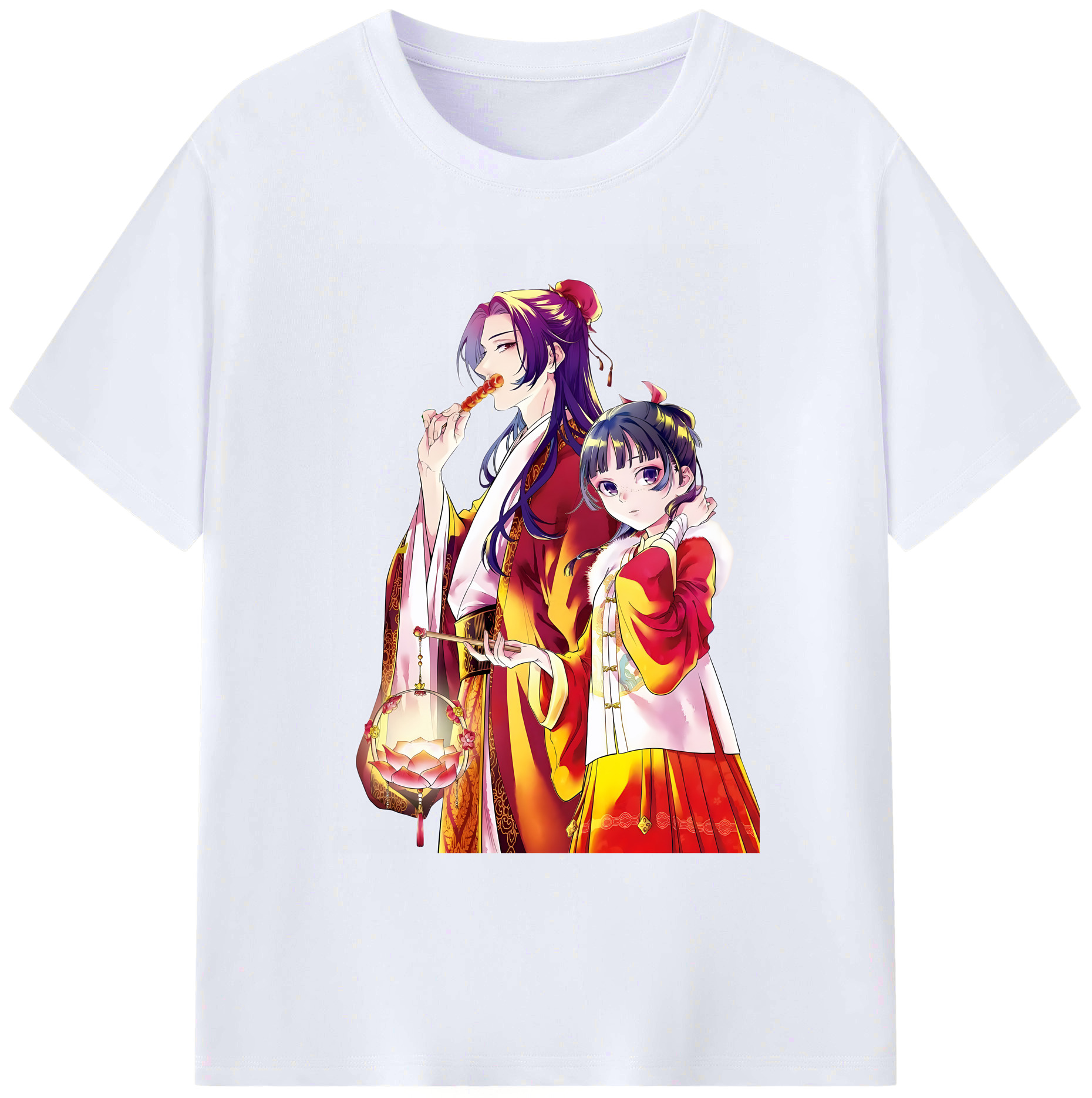 （画像用） 薬屋のひとりごと The Apothecary Diaries 綿100％ メンズ半袖Tシャツ｜肌触りやわらか＆通気性