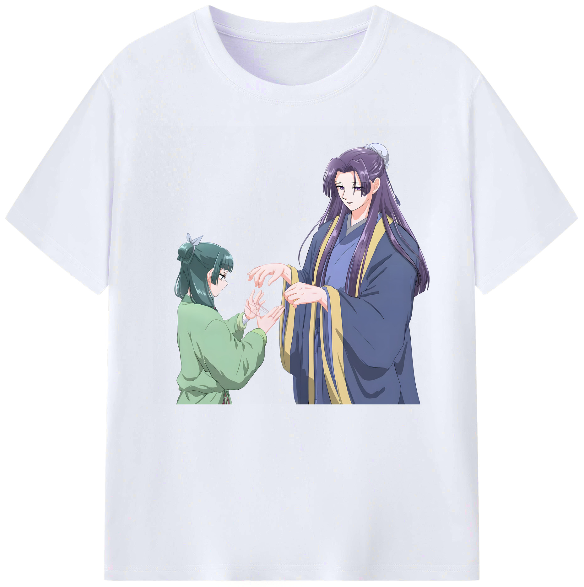 （画像用） 薬屋のひとりごと The Apothecary Diaries 綿100％ メンズ半袖Tシャツ｜肌触りやわらか＆通気性