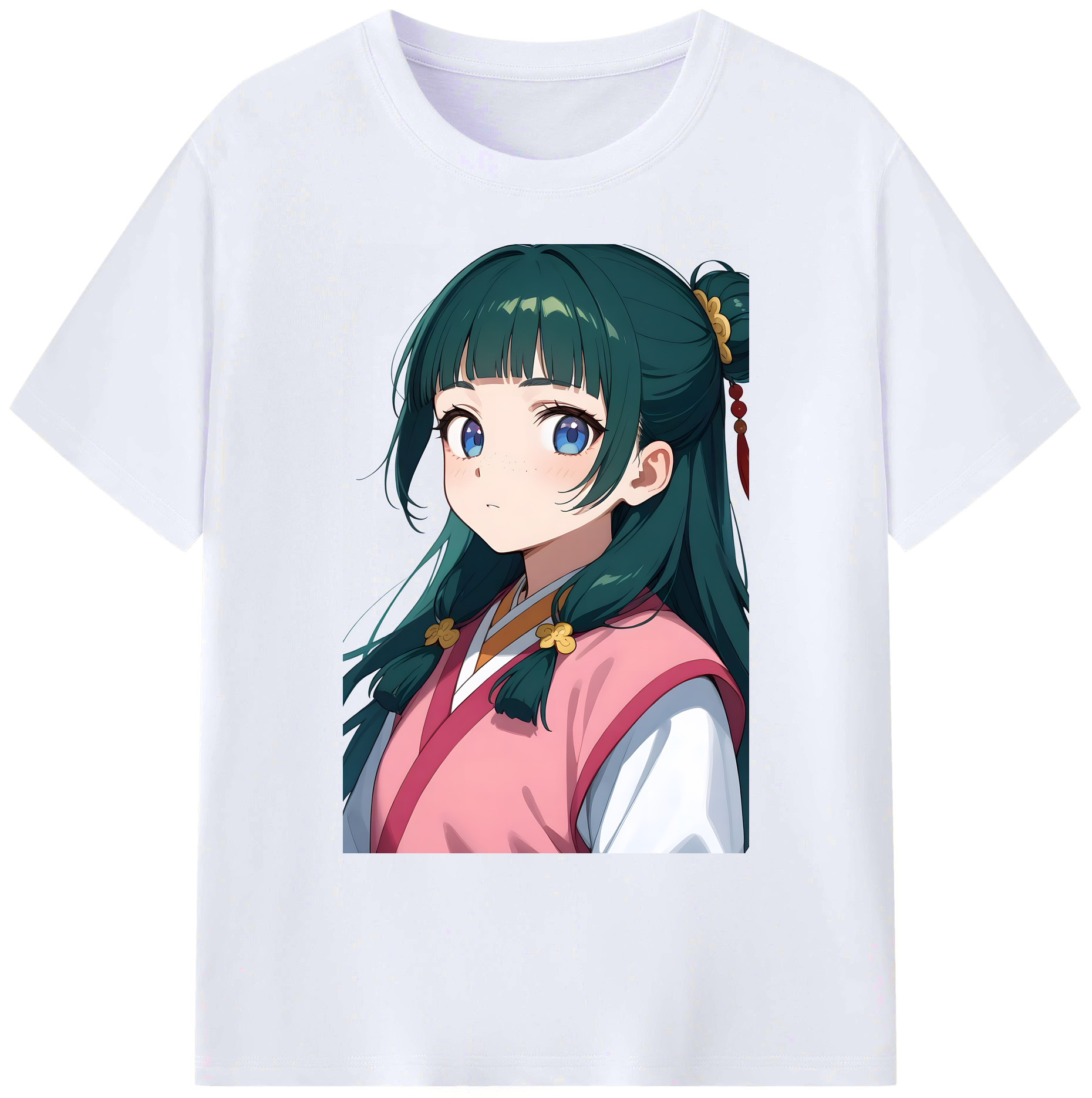 （画像用） 薬屋のひとりごと The Apothecary Diaries 綿100％ メンズ半袖Tシャツ｜肌触りやわらか＆通気性