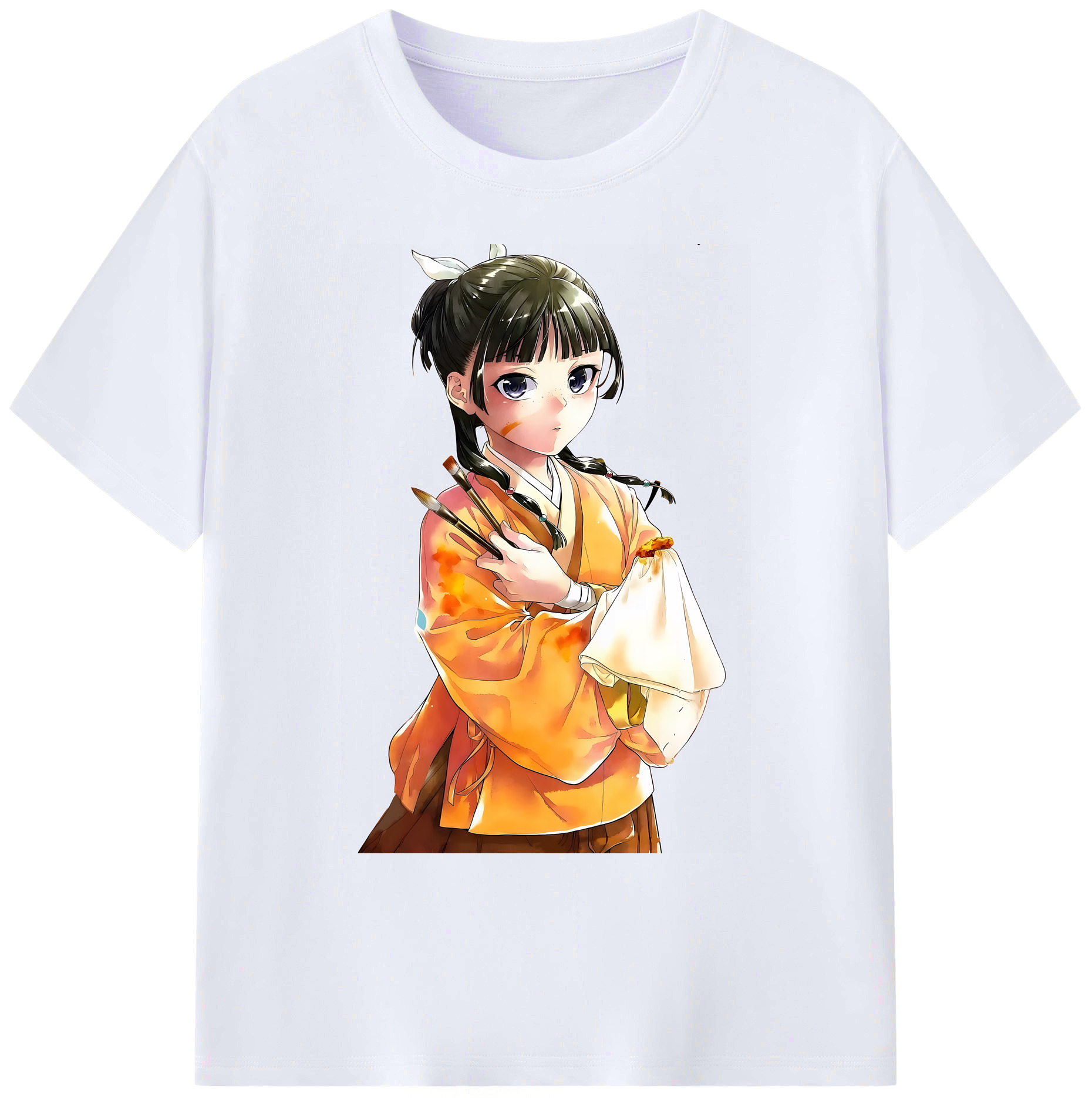 （画像用） 薬屋のひとりごと The Apothecary Diaries 綿100％ メンズ半袖Tシャツ｜肌触りやわらか＆通気性