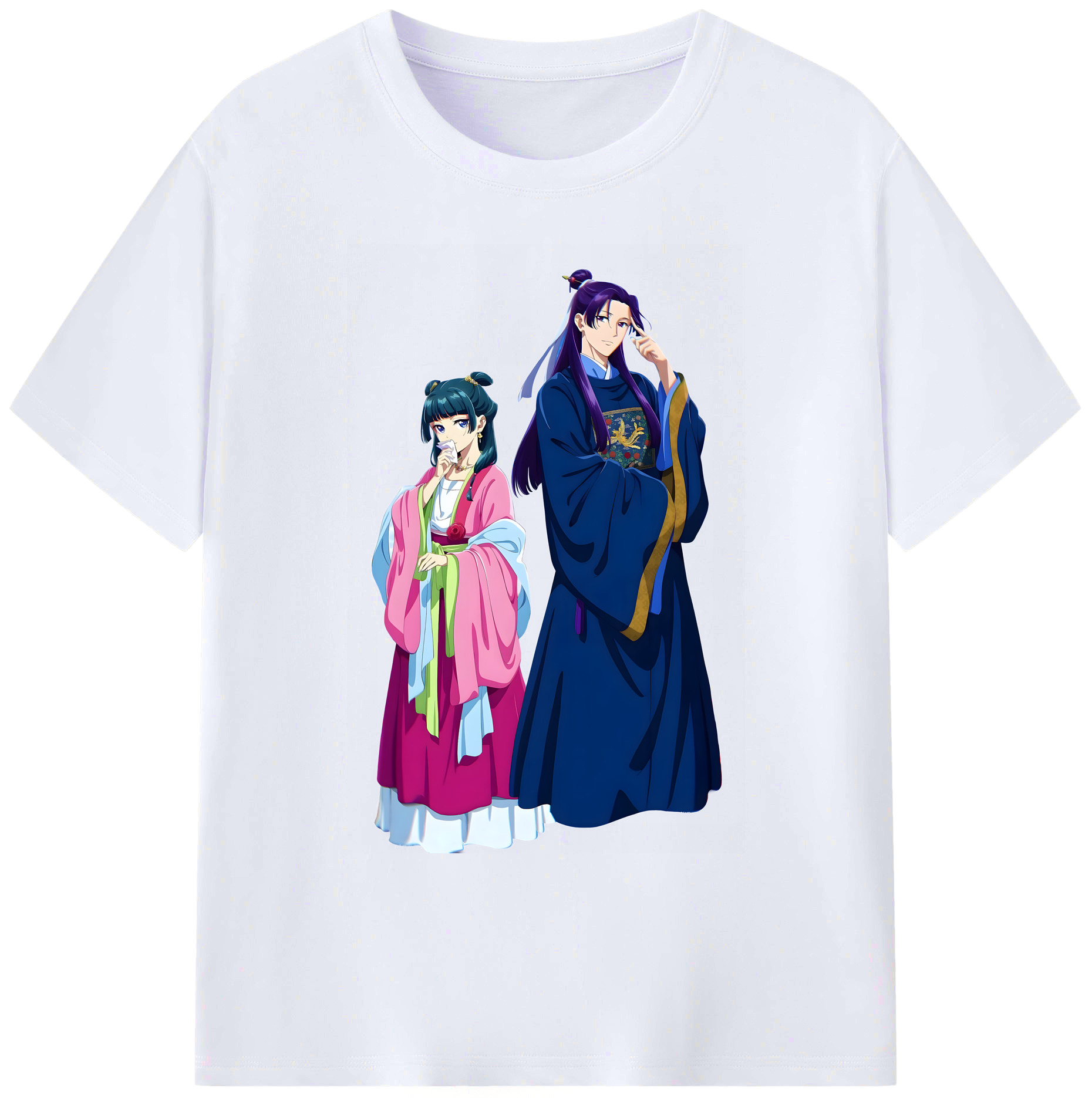 （画像用） 薬屋のひとりごと The Apothecary Diaries 綿100％ メンズ半袖Tシャツ｜肌触りやわらか＆通気性