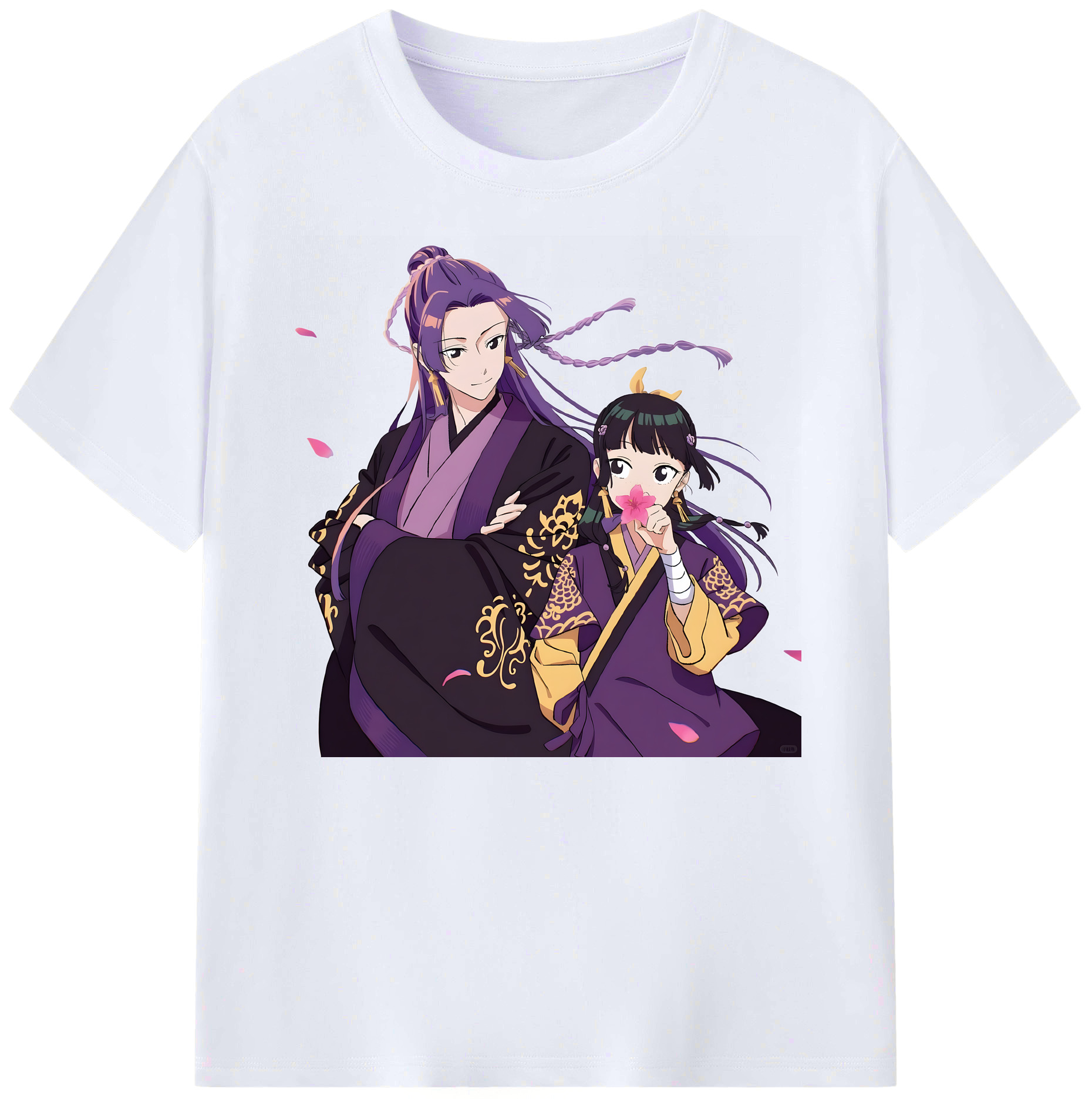 （画像用） 薬屋のひとりごと The Apothecary Diaries 綿100％ メンズ半袖Tシャツ｜肌触りやわらか＆通気性