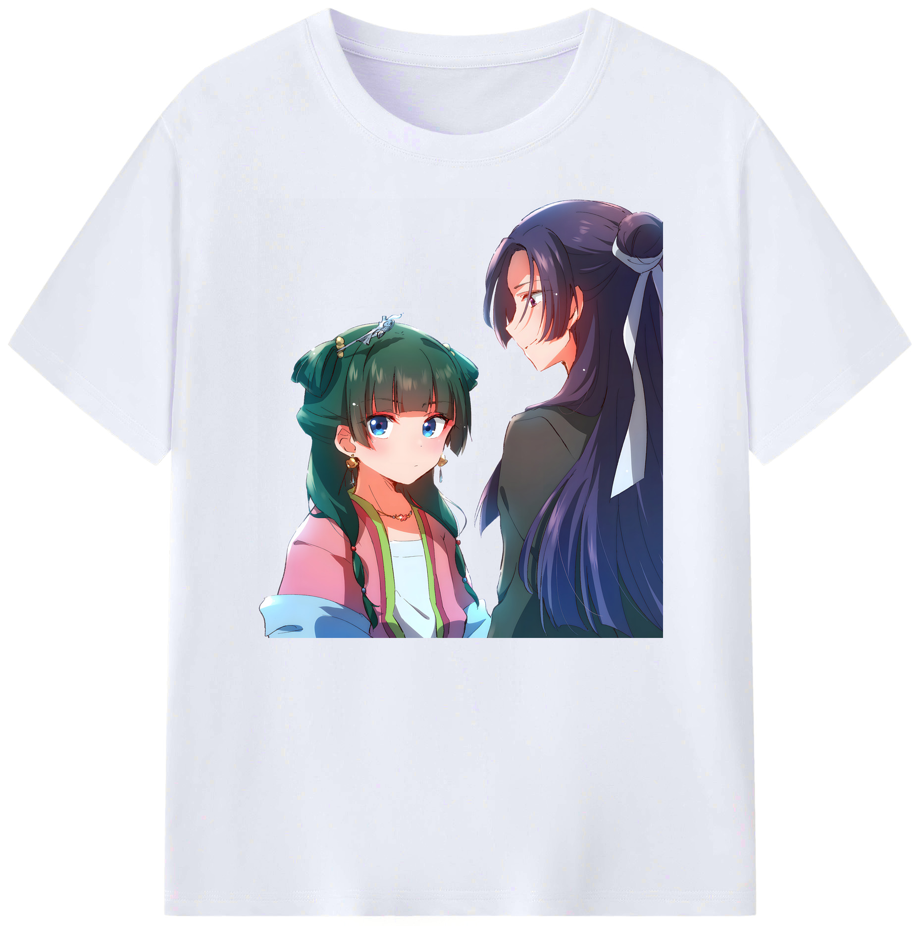 （画像用） 薬屋のひとりごと The Apothecary Diaries 綿100％ メンズ半袖Tシャツ｜肌触りやわらか＆通気性