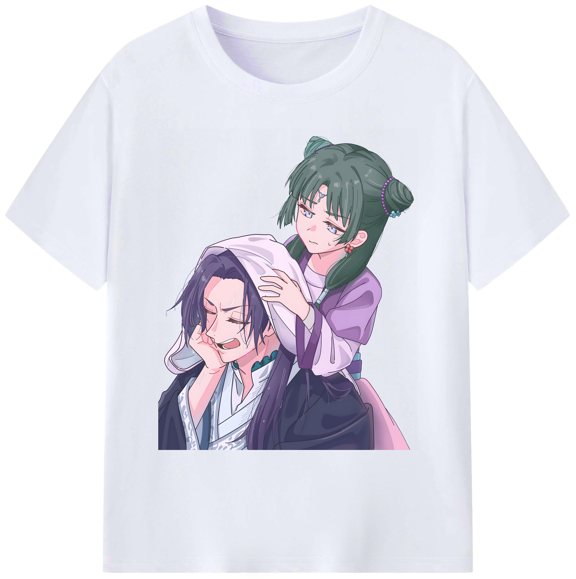 （画像用） 薬屋のひとりごと The Apothecary Diaries 綿100％ メンズ半袖Tシャツ｜肌触りやわらか＆通気性