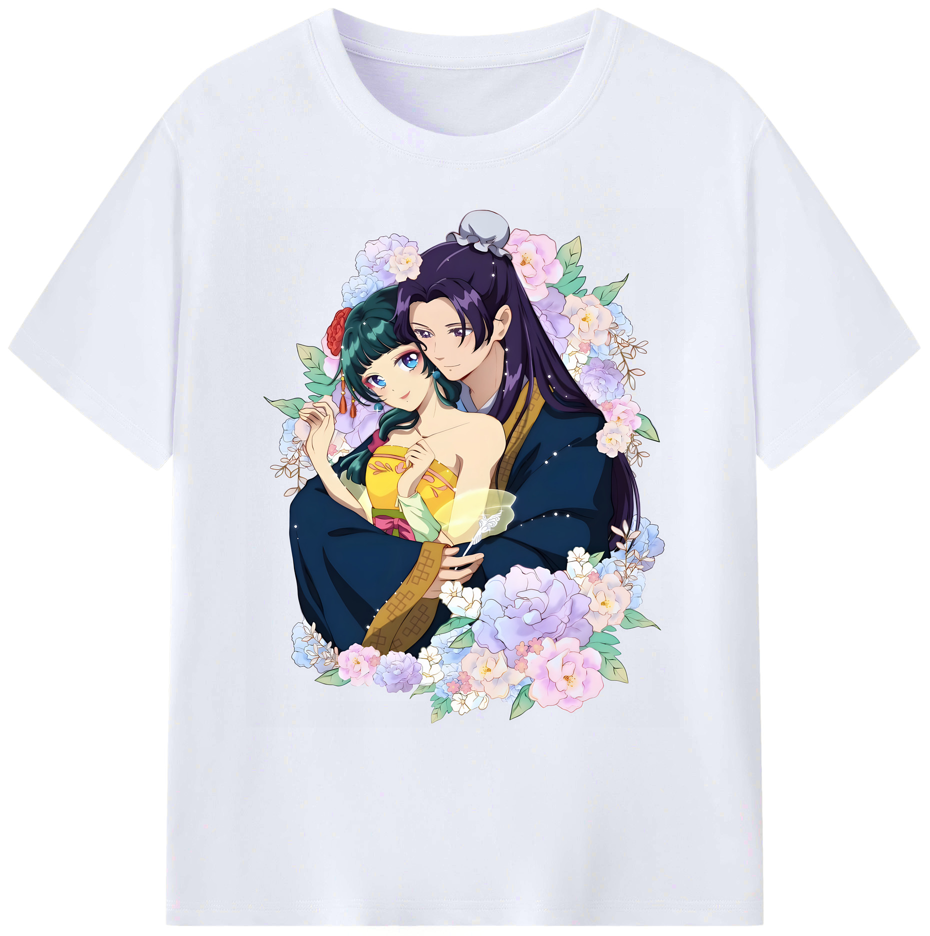 （画像用） 薬屋のひとりごと The Apothecary Diaries 綿100％ メンズ半袖Tシャツ｜肌触りやわらか＆通気性