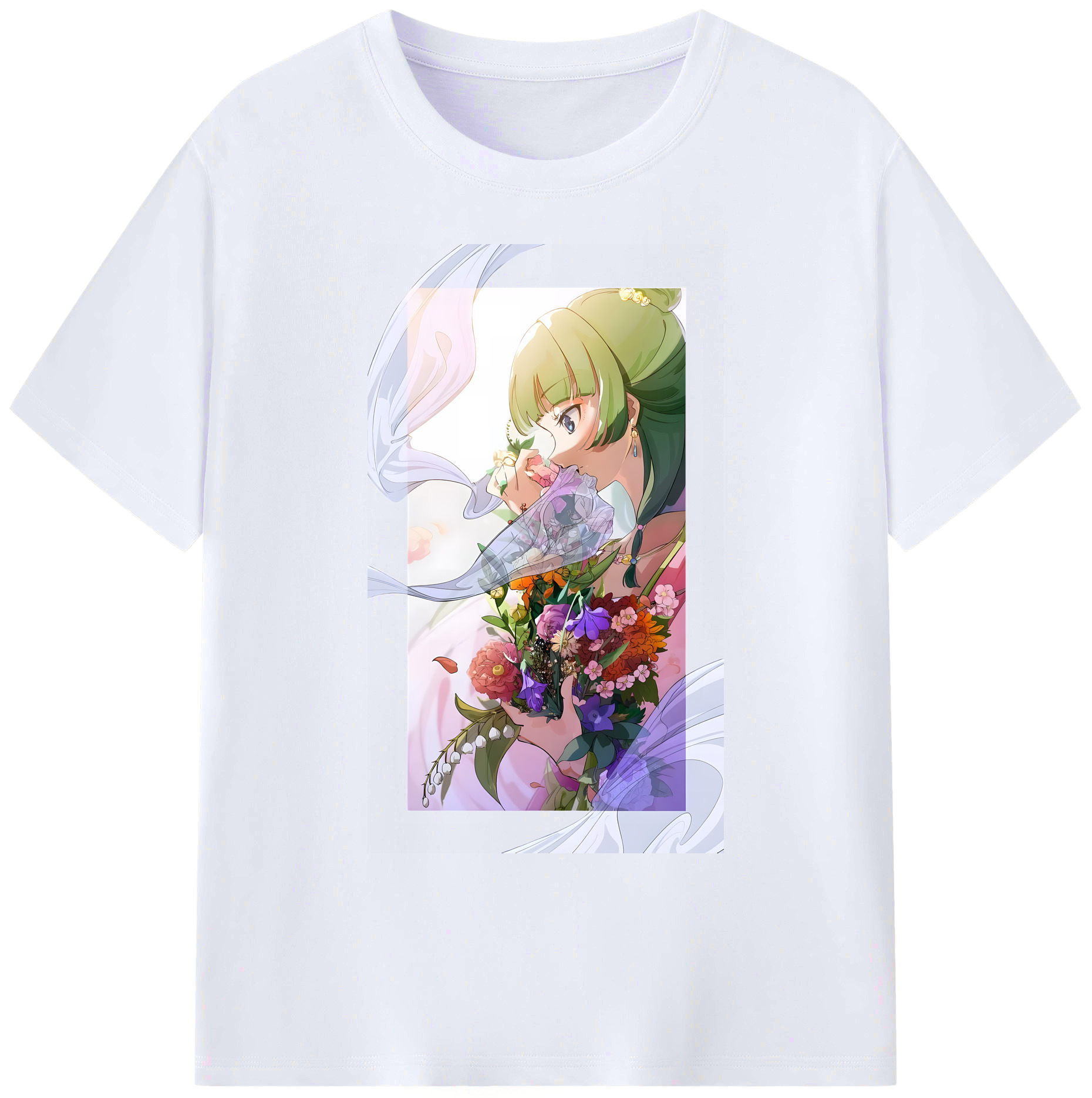 （画像用） 薬屋のひとりごと The Apothecary Diaries 綿100％ メンズ半袖Tシャツ｜肌触りやわらか＆通気性