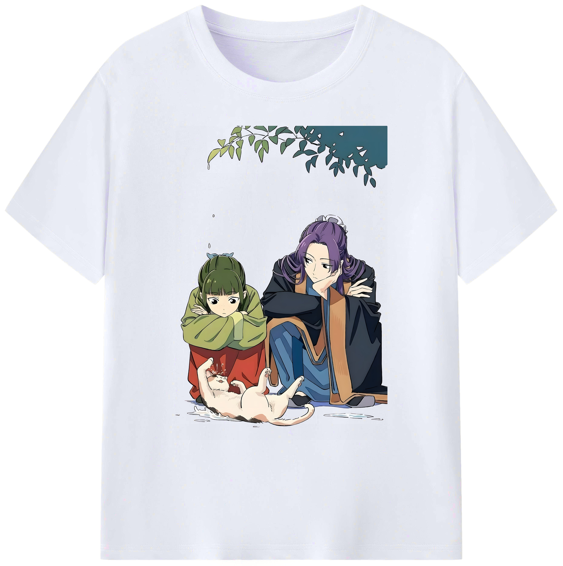 （画像用） 薬屋のひとりごと The Apothecary Diaries 綿100％ メンズ半袖Tシャツ｜肌触りやわらか＆通気性