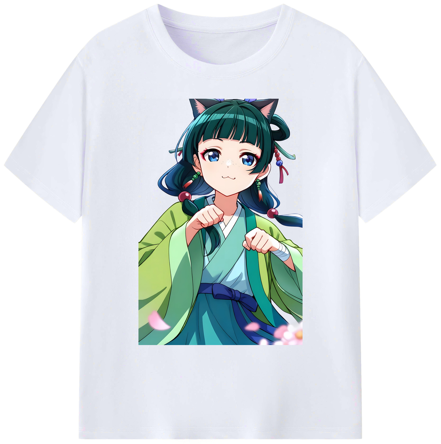 （画像用） 薬屋のひとりごと The Apothecary Diaries 綿100％ メンズ半袖Tシャツ｜肌触りやわらか＆通気性