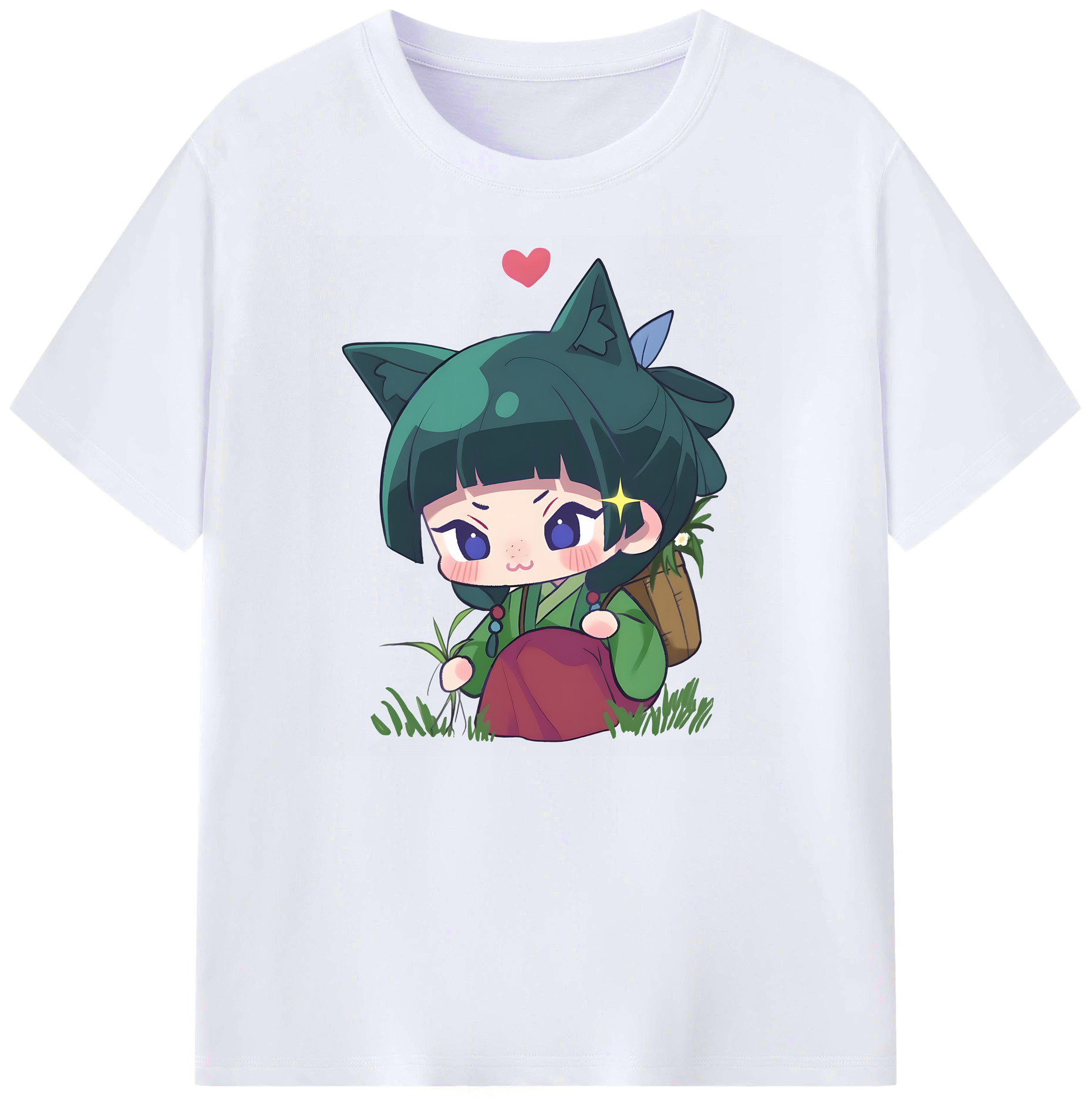 （画像用） 薬屋のひとりごと The Apothecary Diaries 綿100％ メンズ半袖Tシャツ｜肌触りやわらか＆通気性