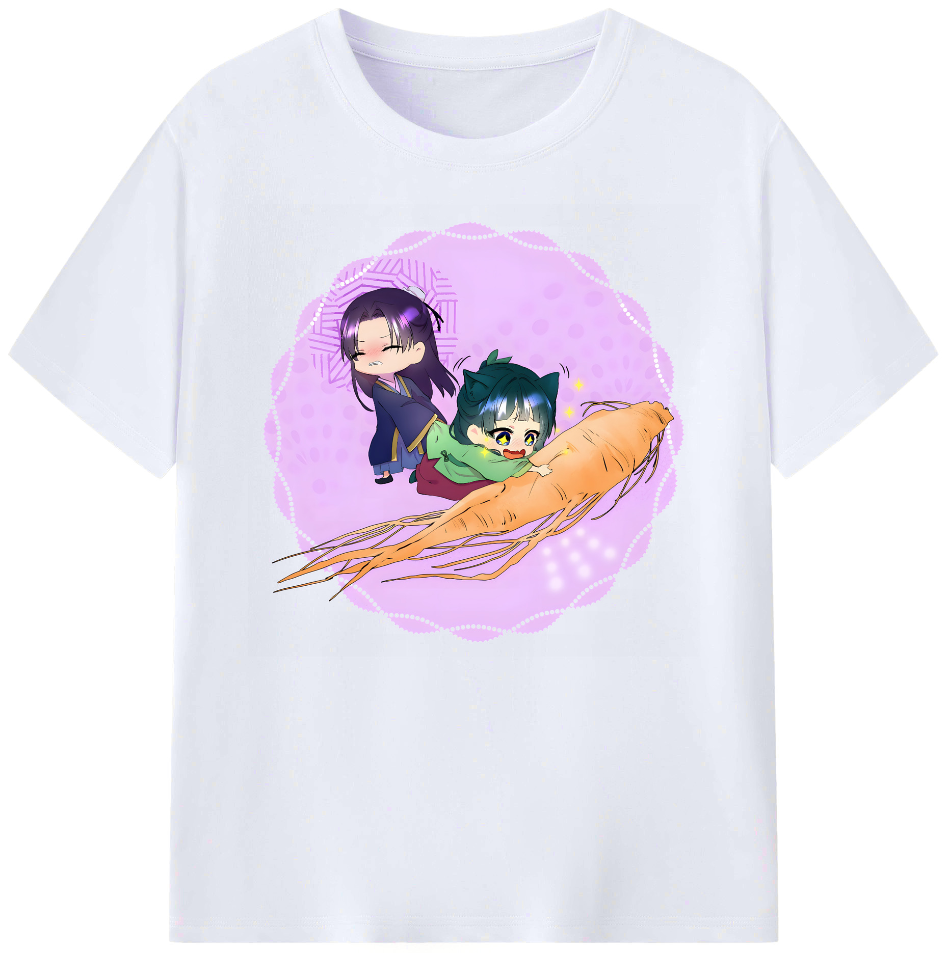 （画像用） 薬屋のひとりごと The Apothecary Diaries 綿100％ メンズ半袖Tシャツ｜肌触りやわらか＆通気性