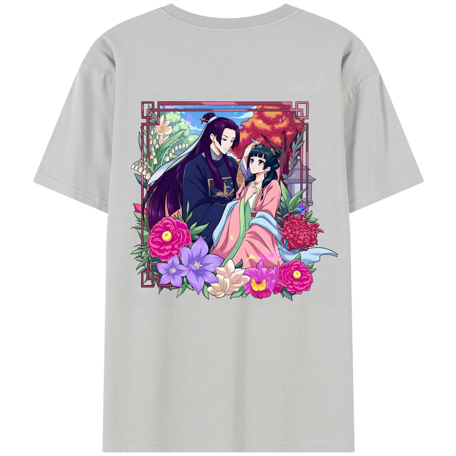 （画像用） 薬屋のひとりごと The Apothecary Diaries レディース半袖Tシャツ(バックプリント)