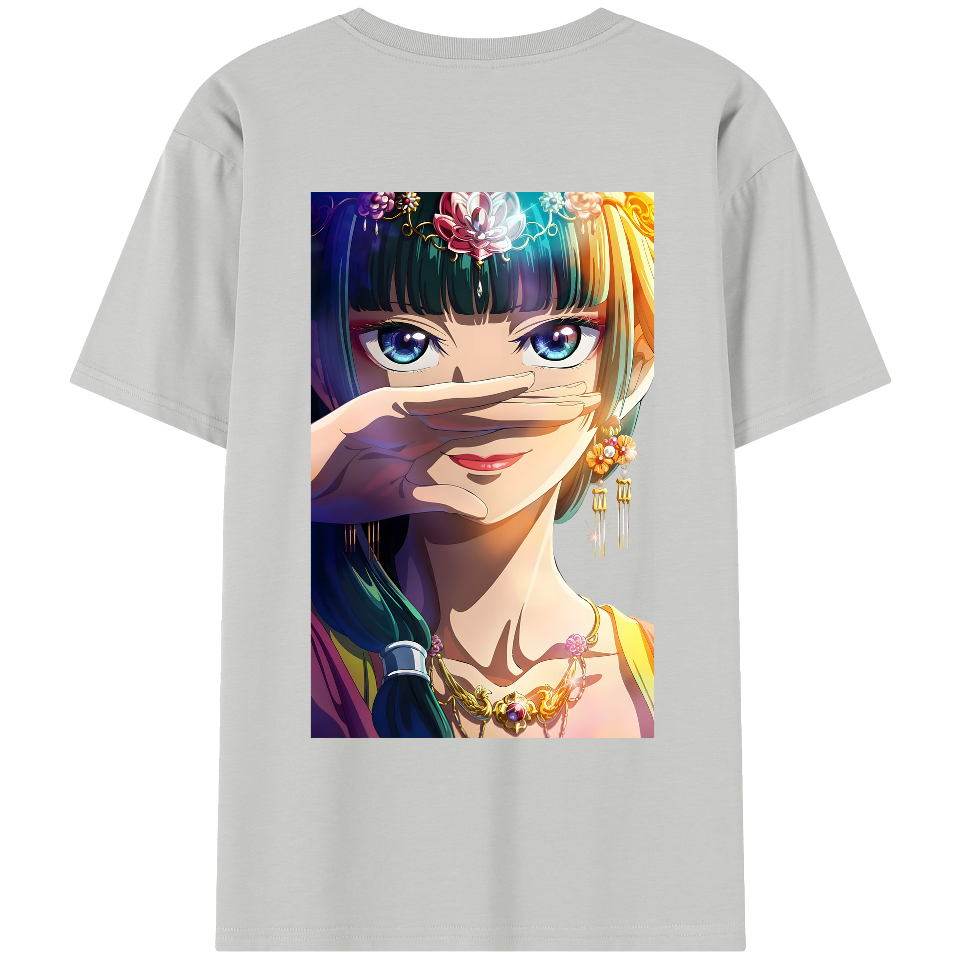 （画像用） 薬屋のひとりごと The Apothecary Diaries レディース半袖Tシャツ(バックプリント)
