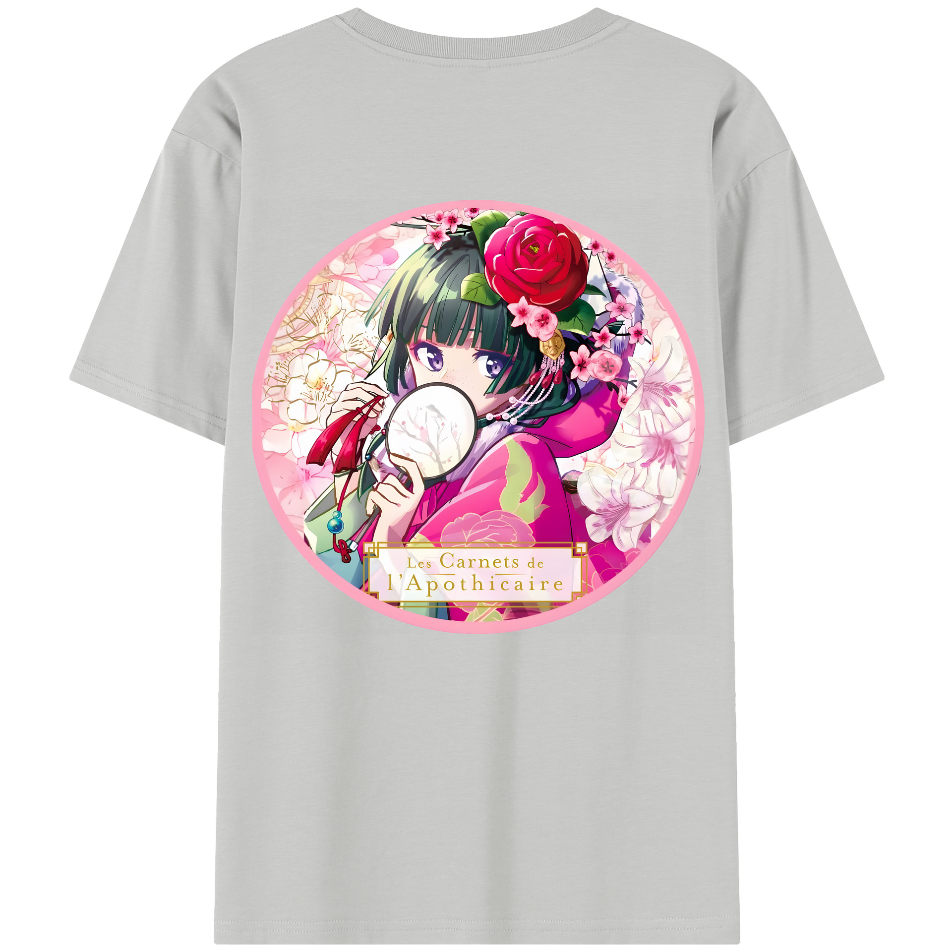 （画像用） 薬屋のひとりごと The Apothecary Diaries レディース半袖Tシャツ(バックプリント)