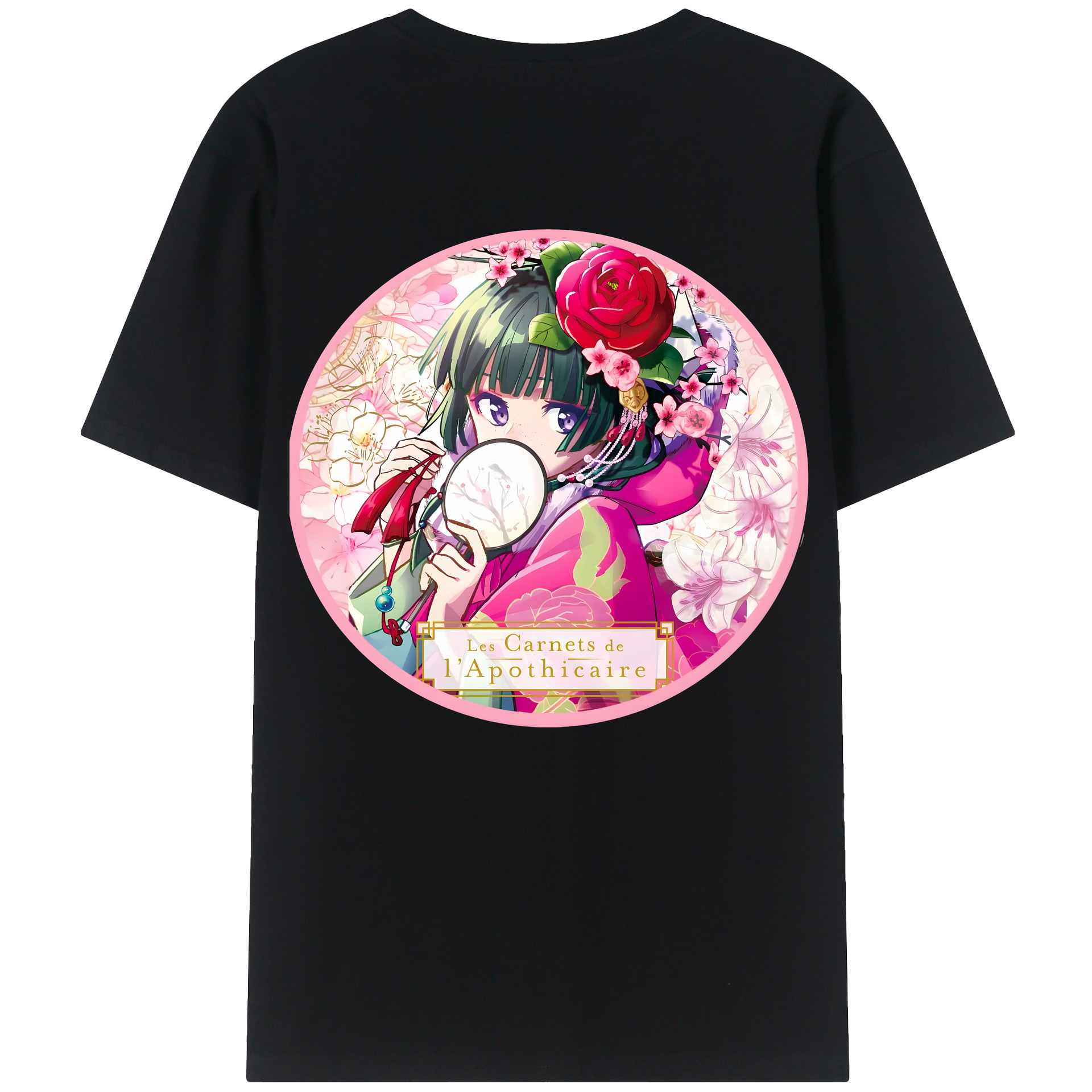 （画像用） 薬屋のひとりごと The Apothecary Diaries レディース半袖Tシャツ(バックプリント)