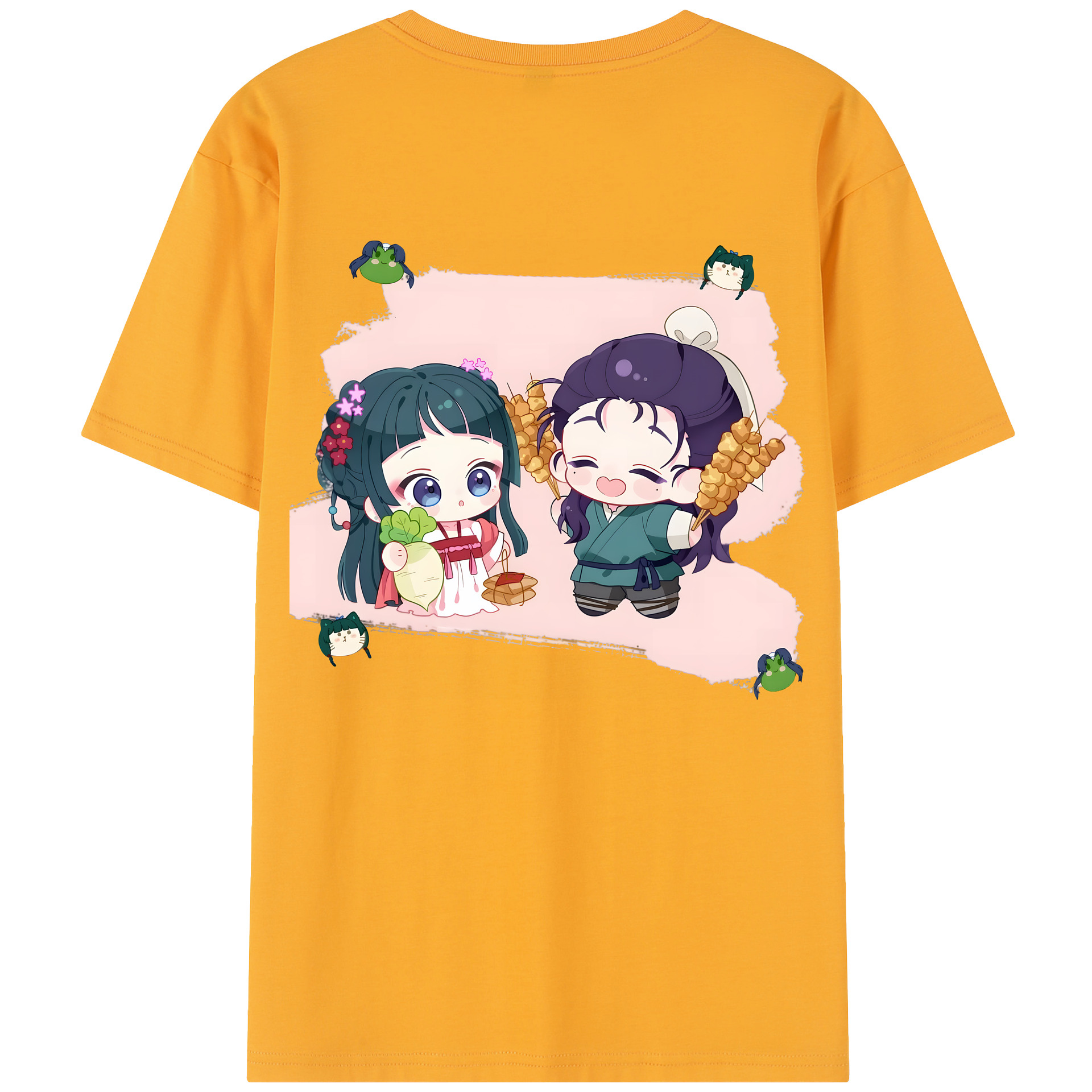 （画像用） 薬屋のひとりごと The Apothecary Diaries レディース半袖Tシャツ(バックプリント)