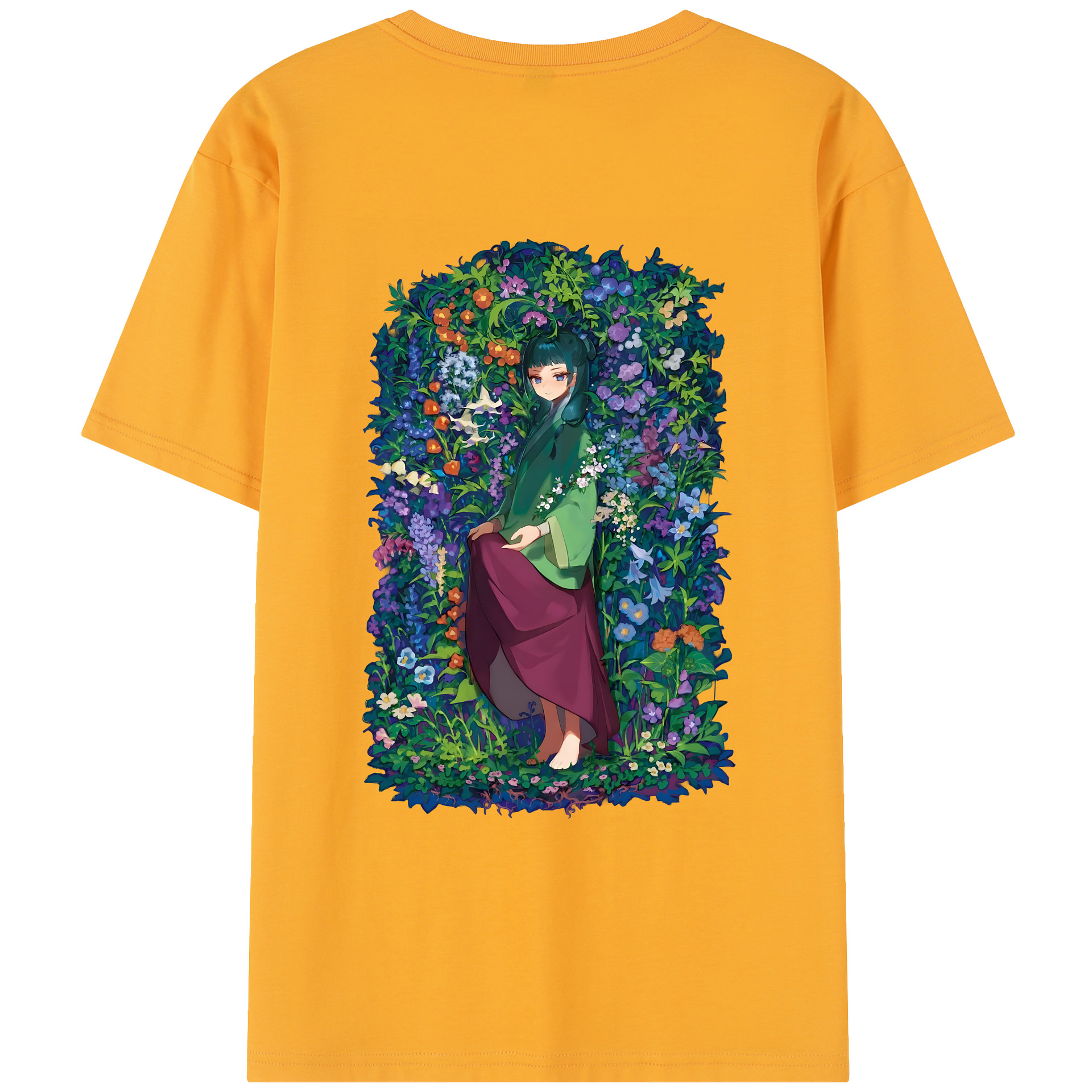 （画像用） 薬屋のひとりごと The Apothecary Diaries レディース半袖Tシャツ(バックプリント)