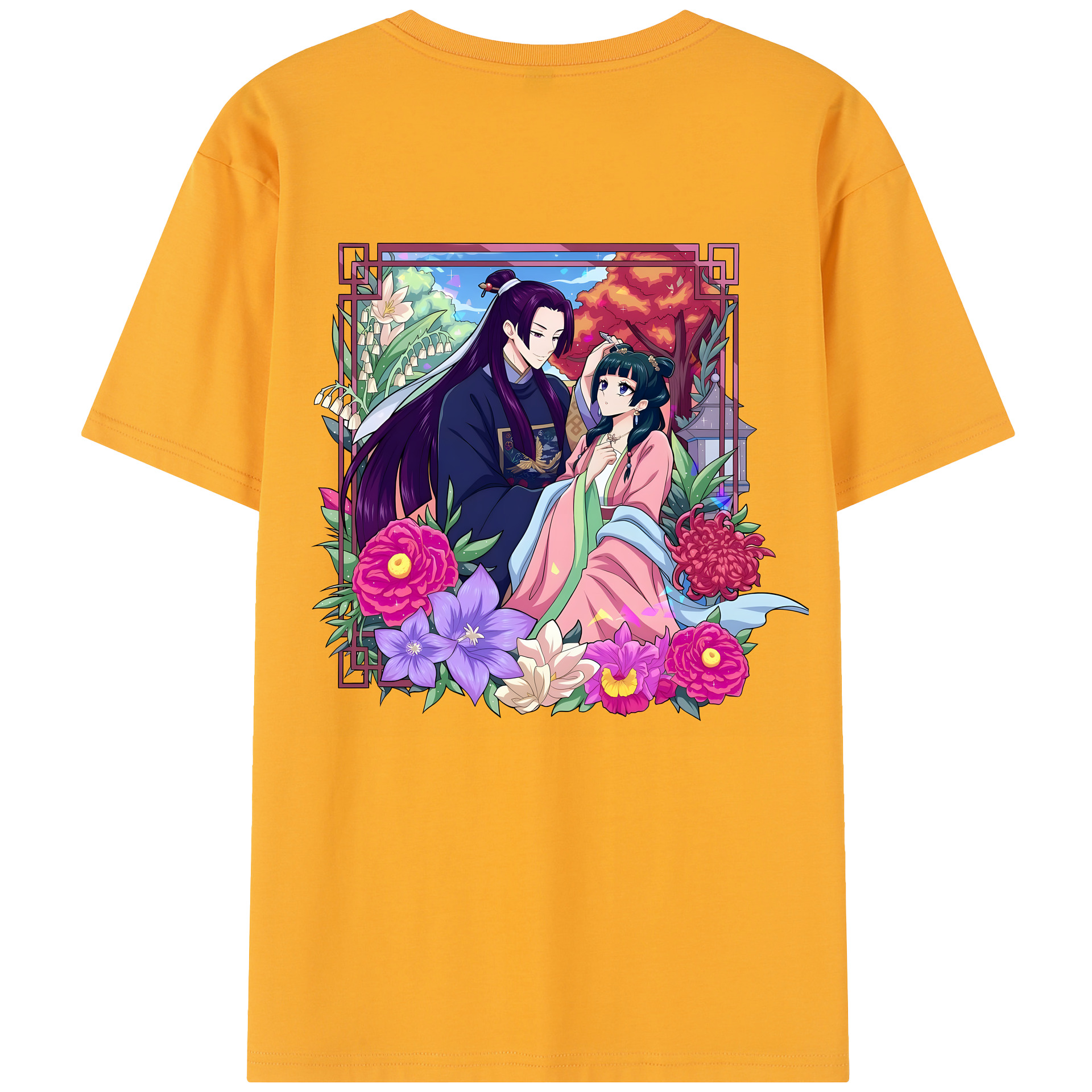 （画像用） 薬屋のひとりごと The Apothecary Diaries レディース半袖Tシャツ(バックプリント)