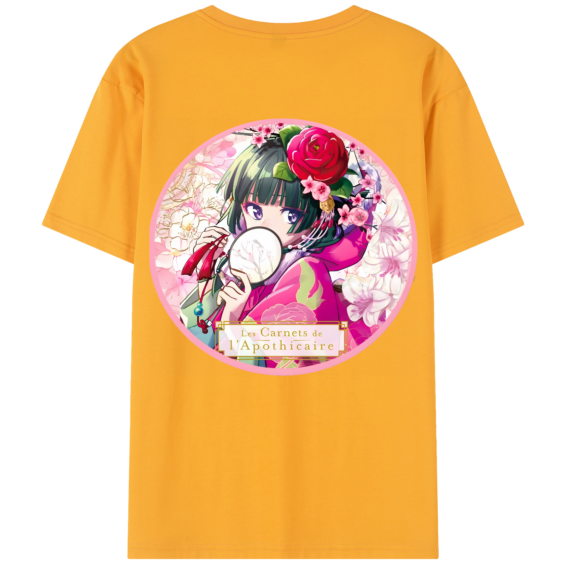 （画像用） 薬屋のひとりごと The Apothecary Diaries レディース半袖Tシャツ(バックプリント)