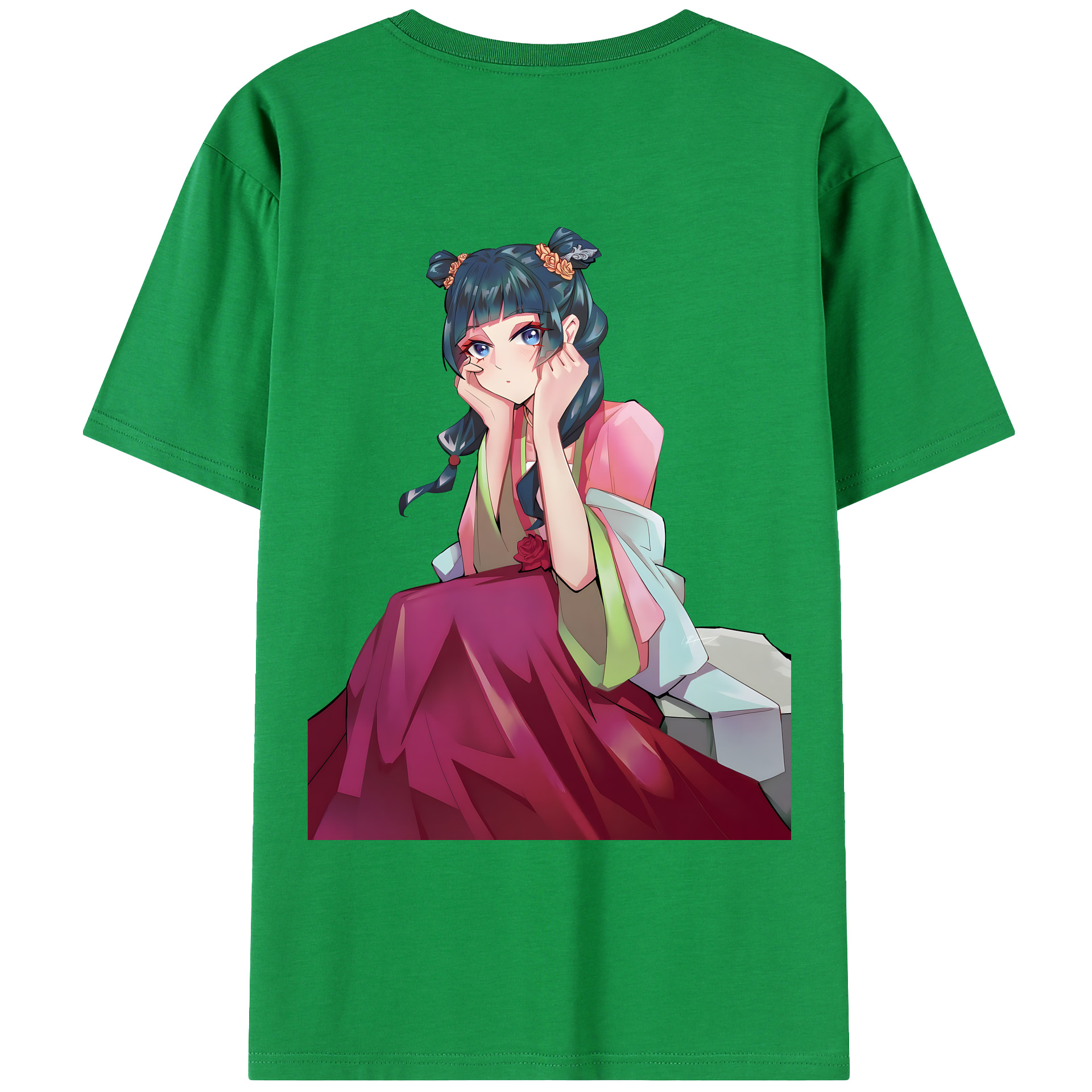 （画像用） 薬屋のひとりごと The Apothecary Diaries レディース半袖Tシャツ(バックプリント)