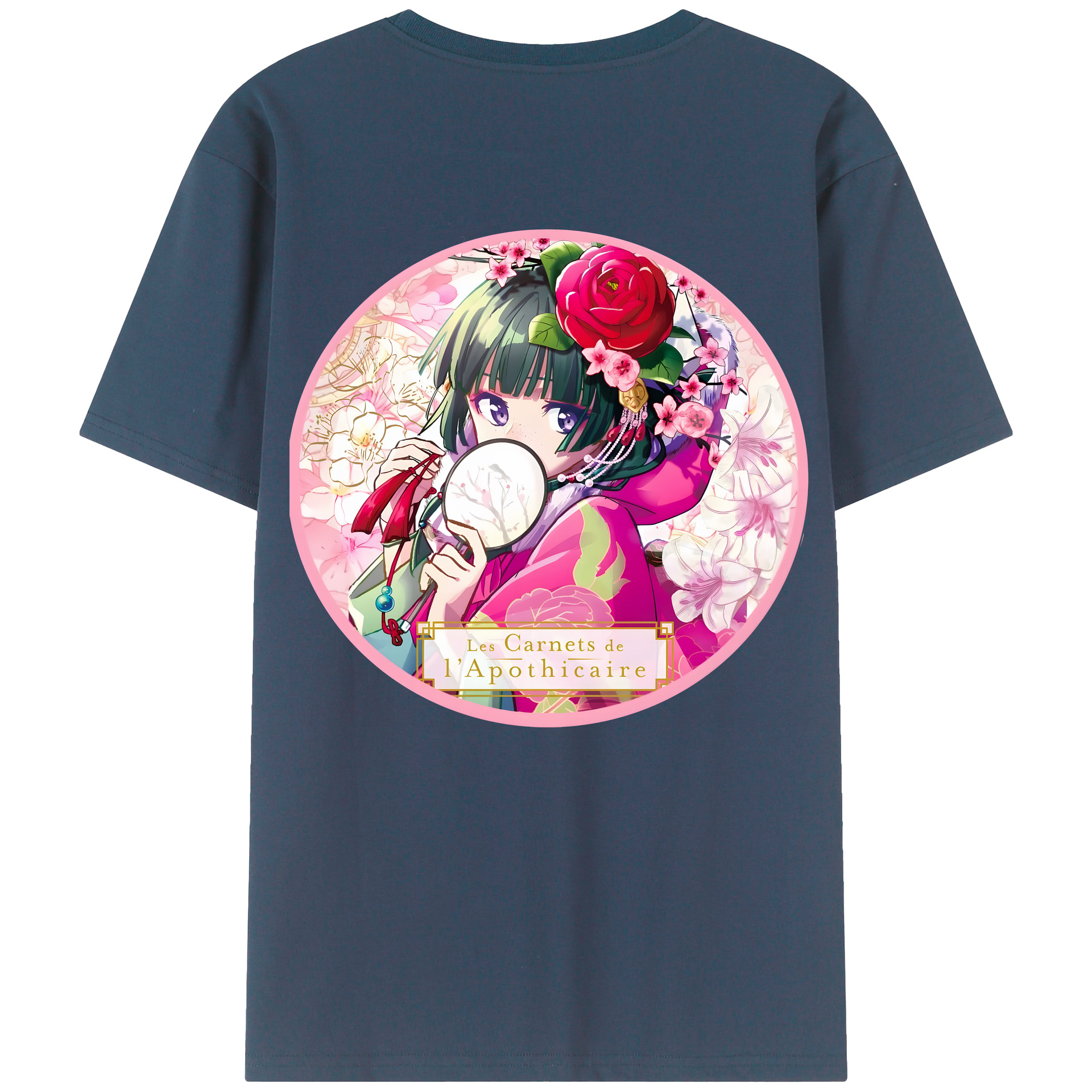 （画像用） 薬屋のひとりごと The Apothecary Diaries レディース半袖Tシャツ(バックプリント)