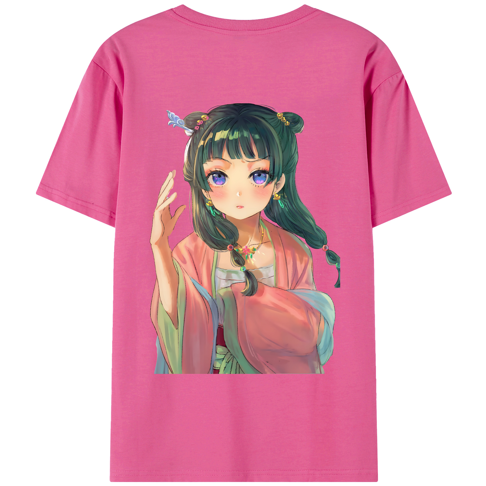 （画像用） 薬屋のひとりごと The Apothecary Diaries レディース半袖Tシャツ(バックプリント)
