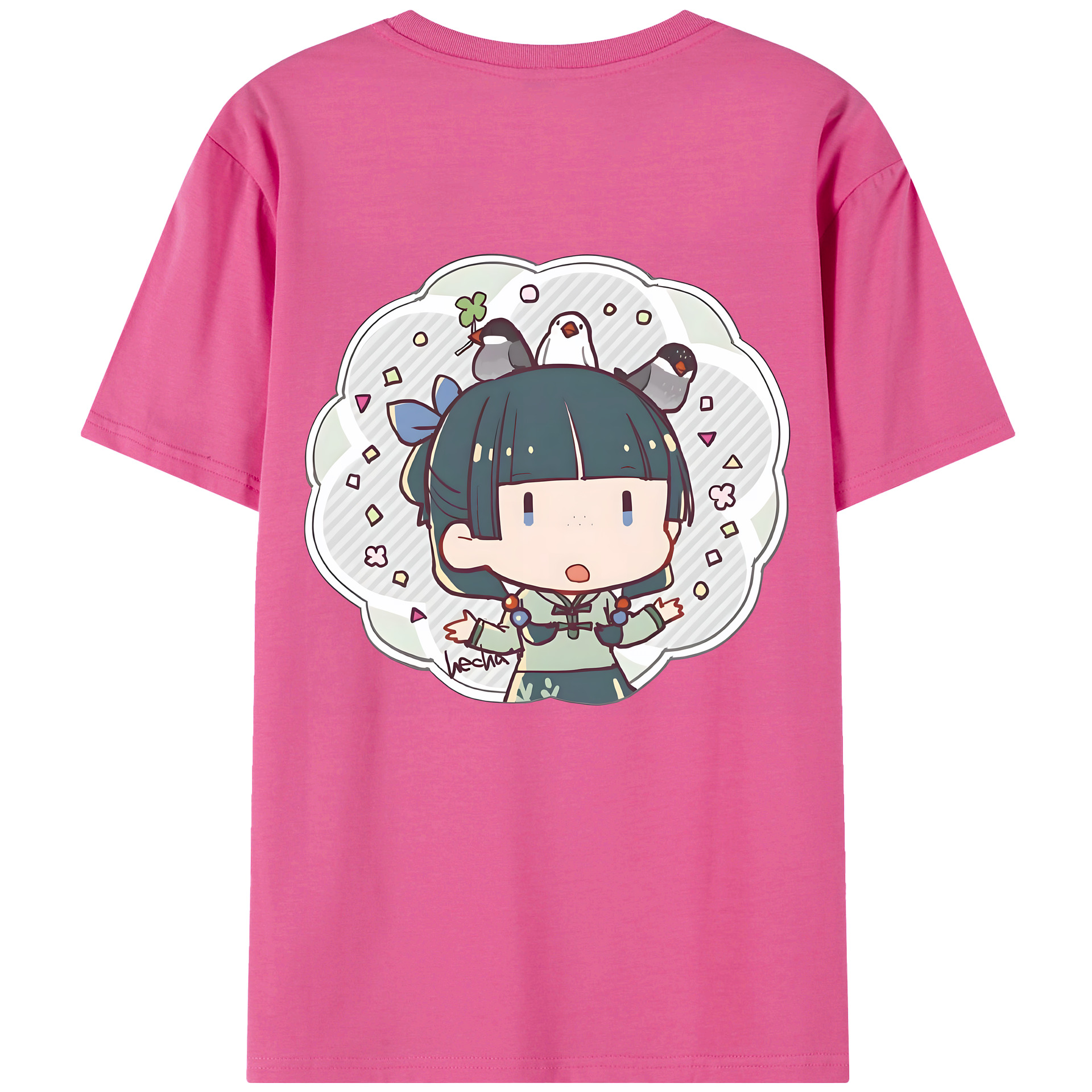 （画像用） 薬屋のひとりごと The Apothecary Diaries レディース半袖Tシャツ(バックプリント)