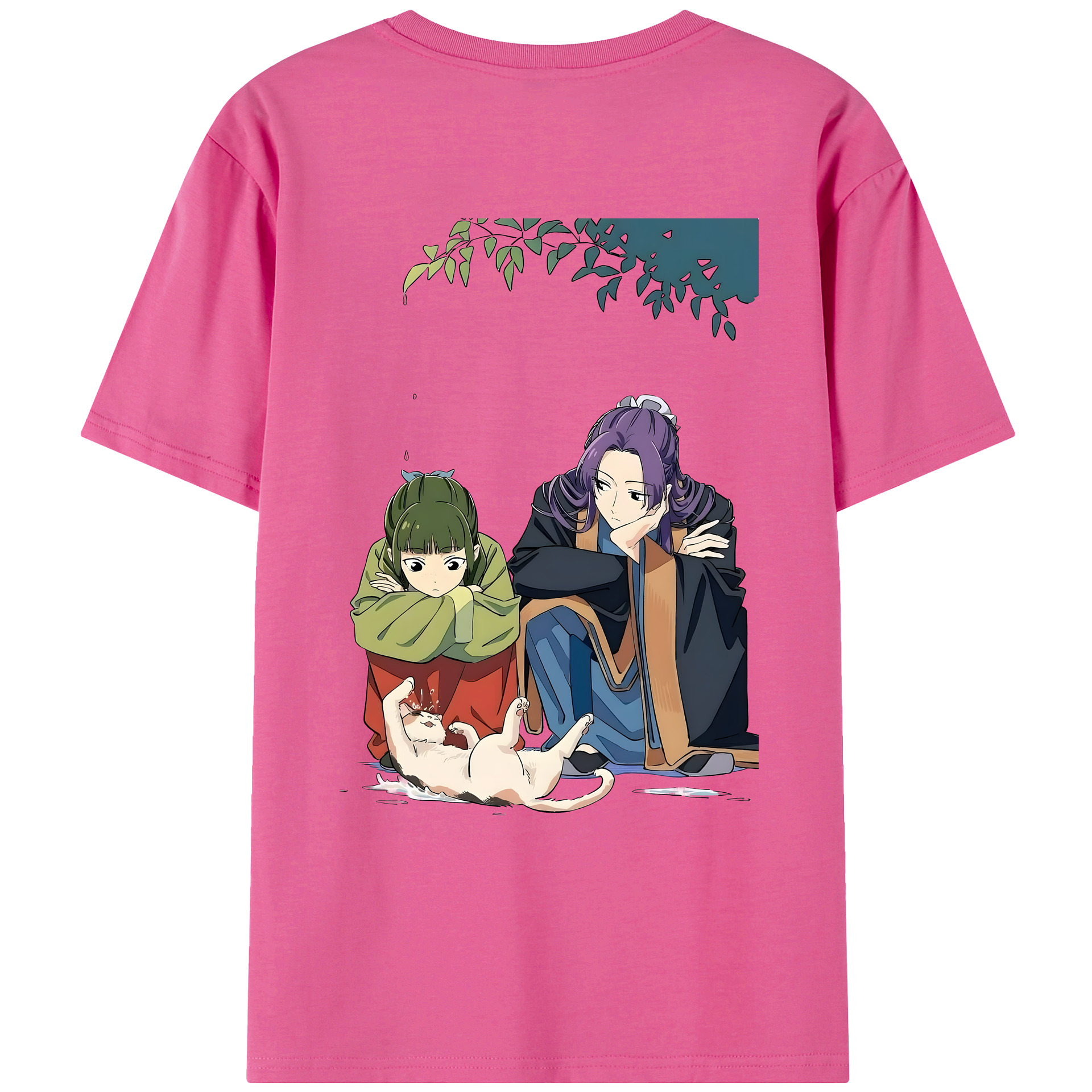 （画像用） 薬屋のひとりごと The Apothecary Diaries レディース半袖Tシャツ(バックプリント)