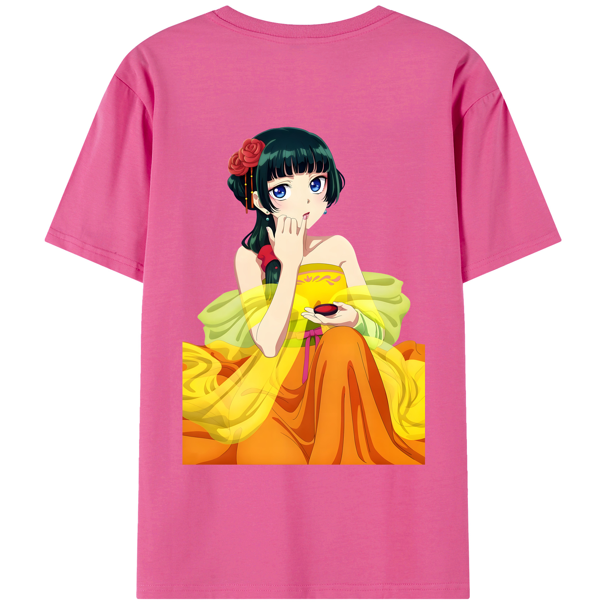 （画像用） 薬屋のひとりごと The Apothecary Diaries レディース半袖Tシャツ(バックプリント)