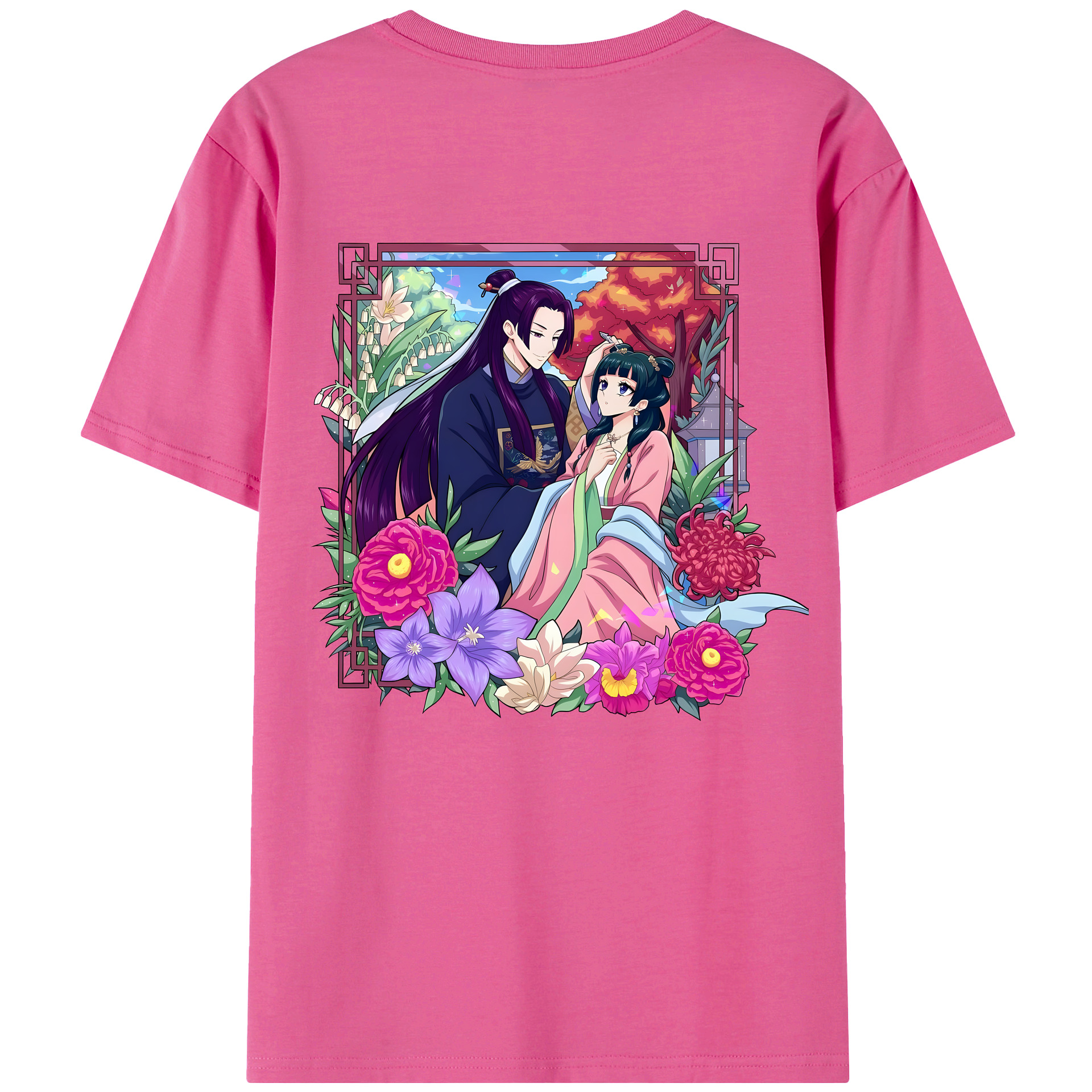 （画像用） 薬屋のひとりごと The Apothecary Diaries レディース半袖Tシャツ(バックプリント)