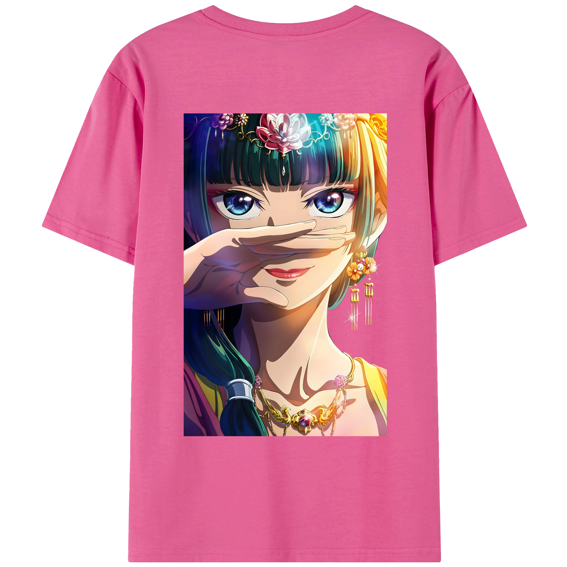 （画像用） 薬屋のひとりごと The Apothecary Diaries レディース半袖Tシャツ(バックプリント)