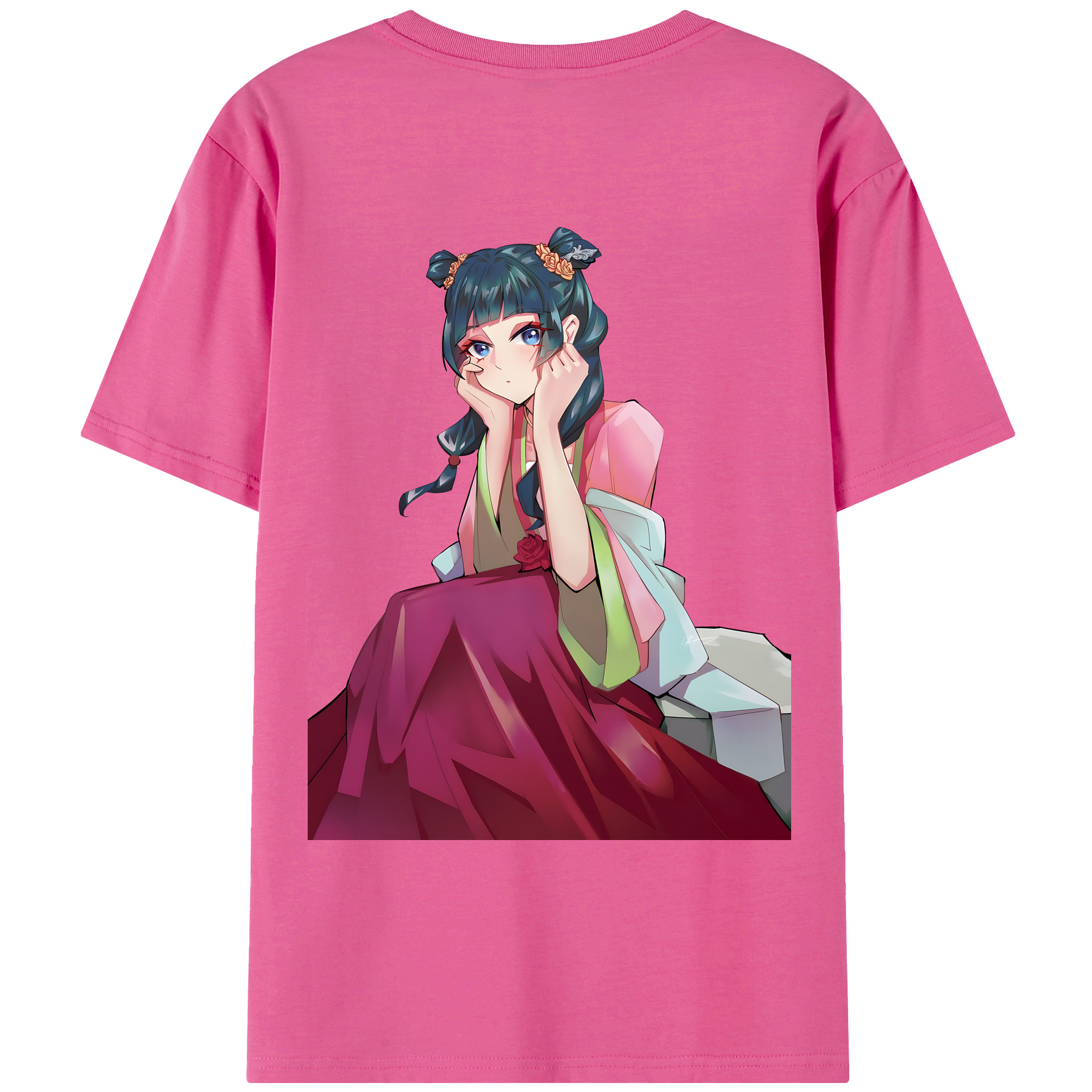 （画像用） 薬屋のひとりごと The Apothecary Diaries レディース半袖Tシャツ(バックプリント)