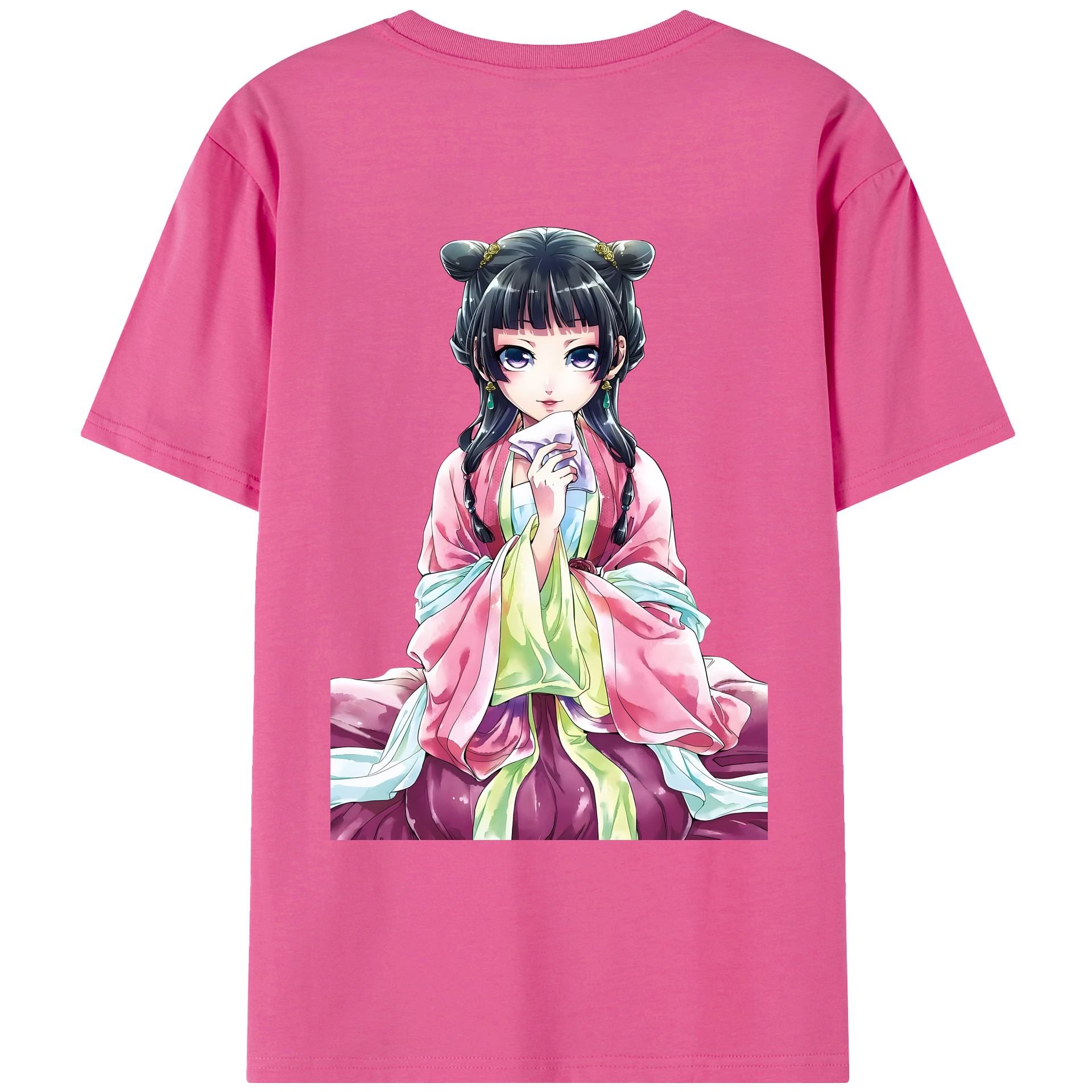 （画像用） 薬屋のひとりごと The Apothecary Diaries レディース半袖Tシャツ(バックプリント)