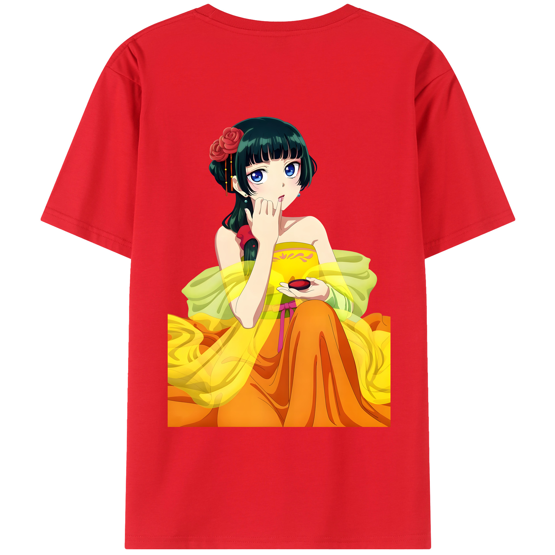 （画像用） 薬屋のひとりごと The Apothecary Diaries レディース半袖Tシャツ(バックプリント)